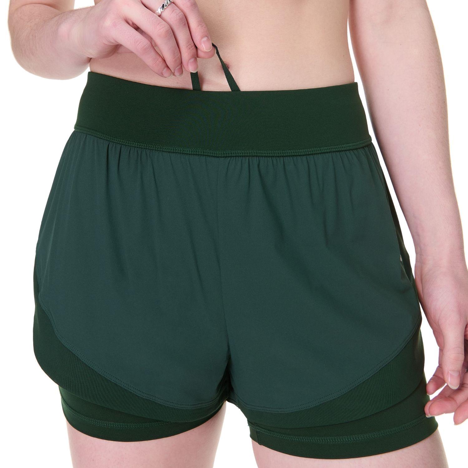 Sweaty Betty Tempo Run Shorts Kadın Yeşil Koşu Şortu