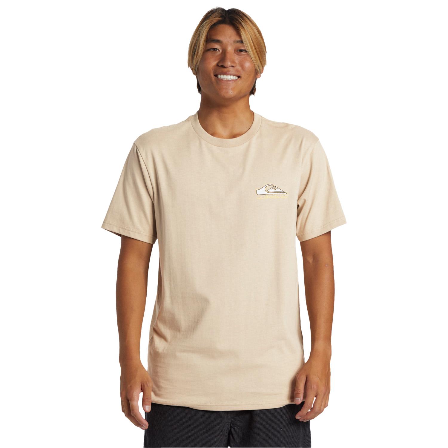 Quiksilver Step Up Mor Erkek Tişört