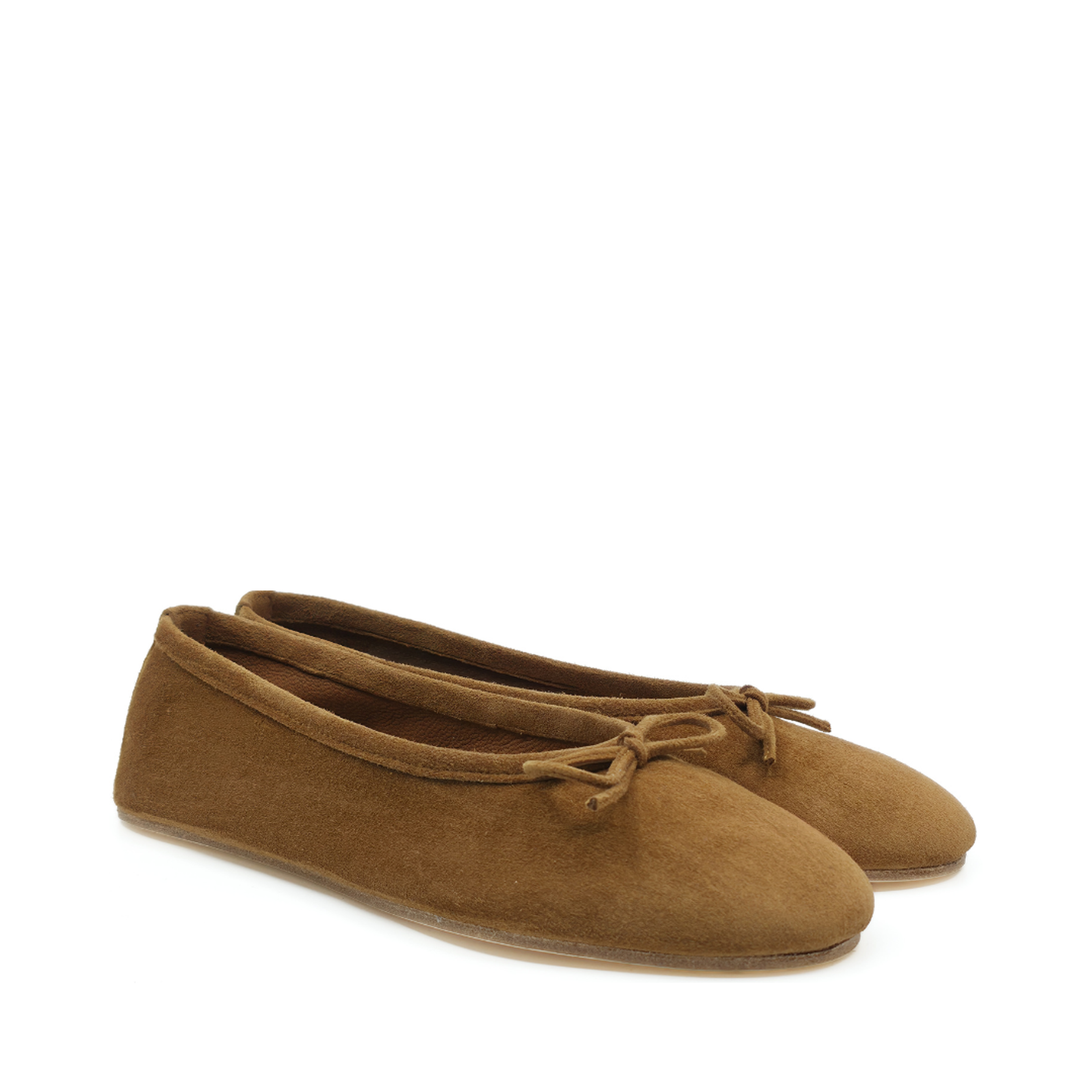 Francesca - Taba Süet Barefoot Babet