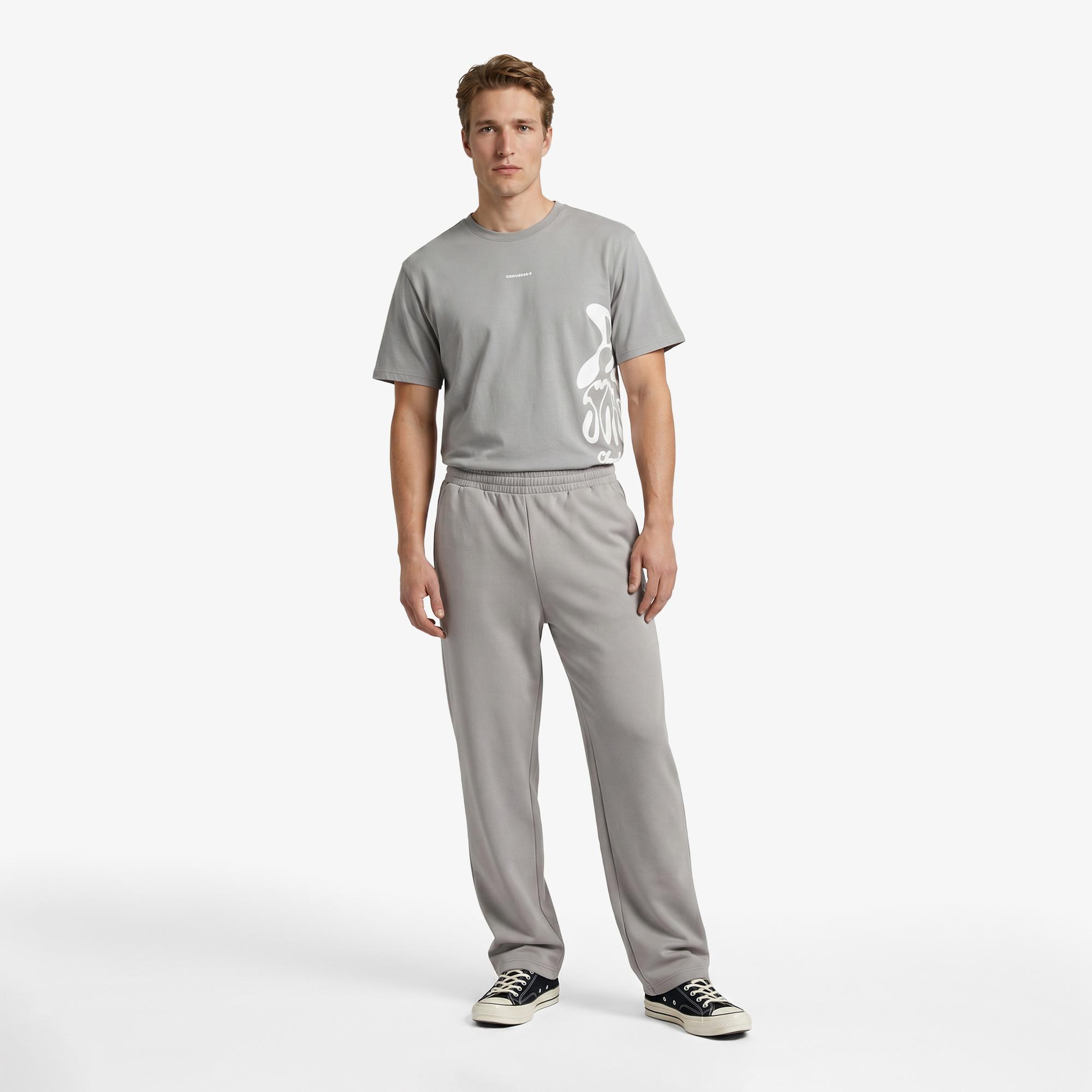 Converse Erkek Gri T-Shirt