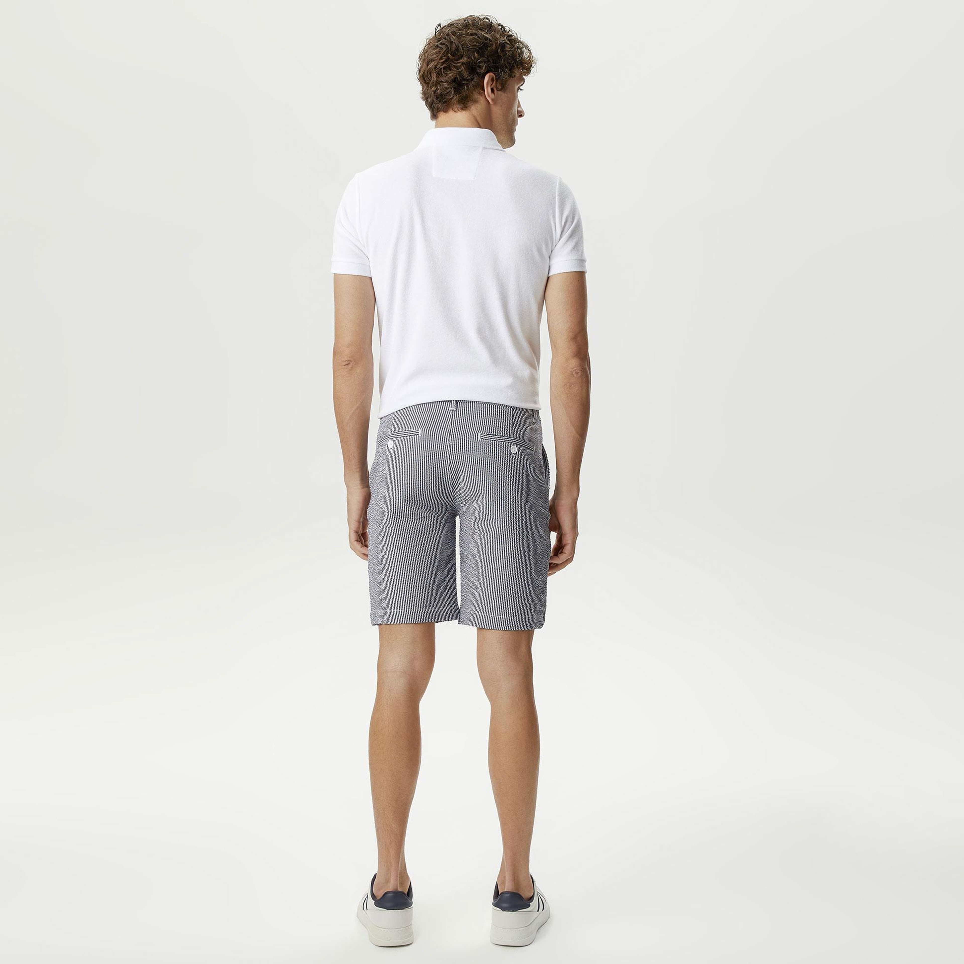 Nautica Erkek Mavi Standart Fit Bermuda