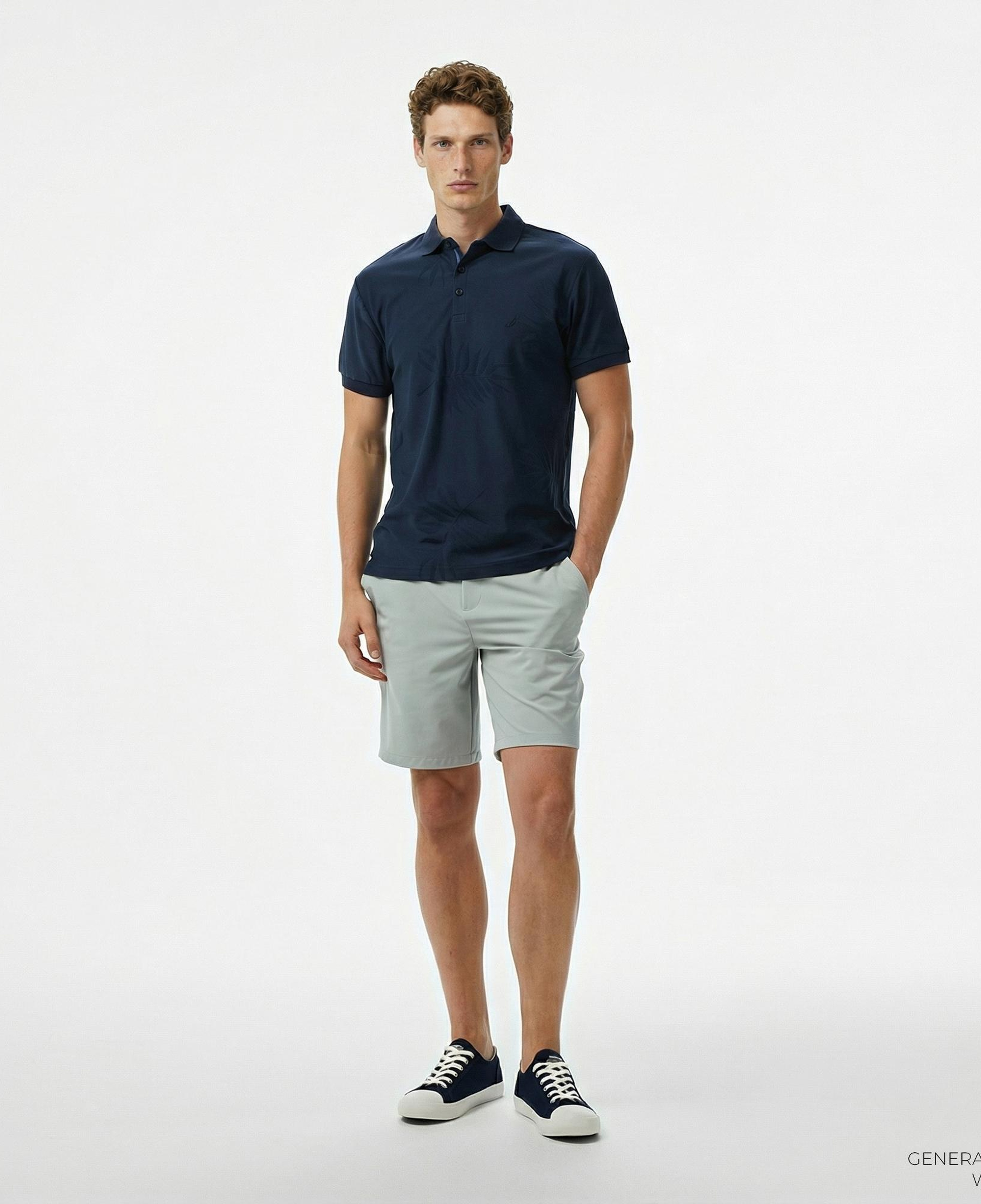Nautica Erkek Gri Bermuda