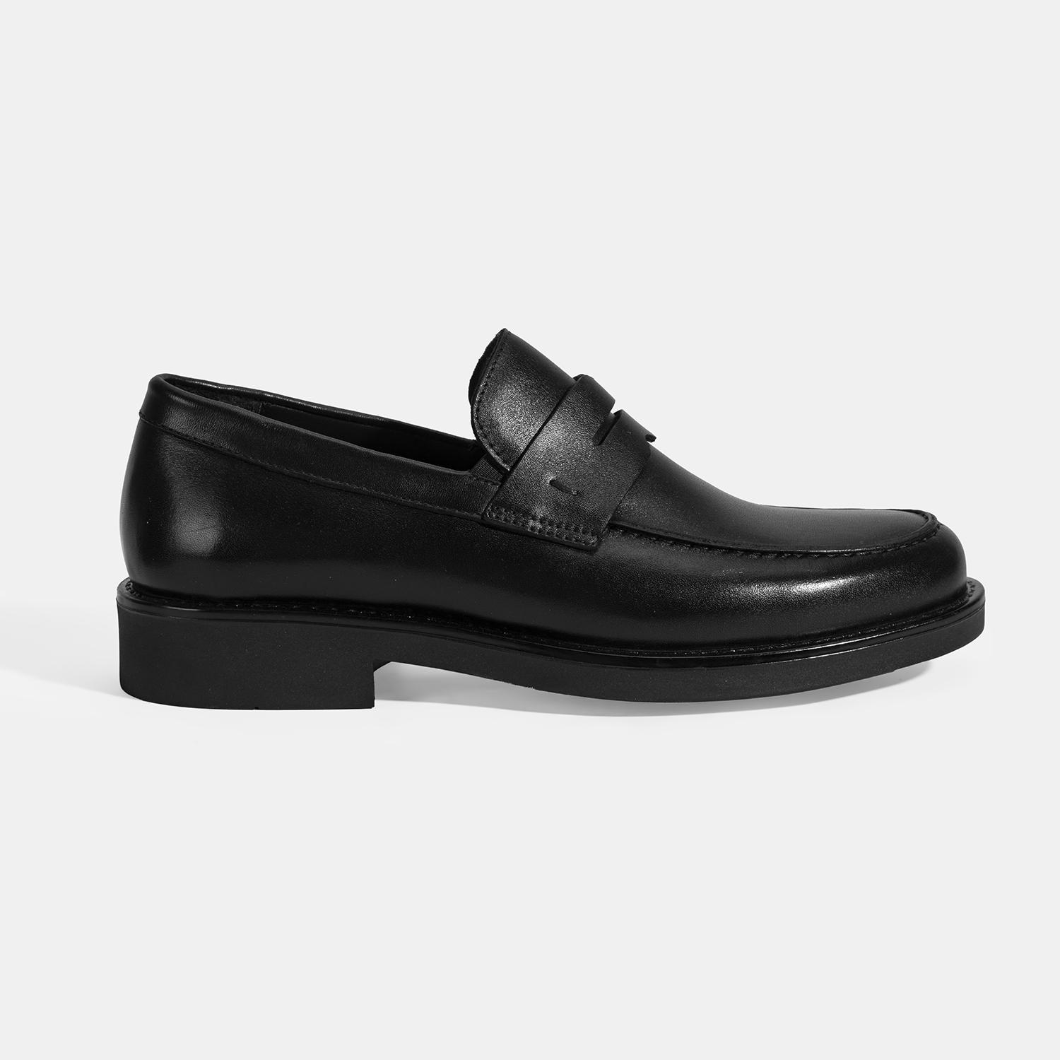 Erkek Siyah DesaComfort Deri Loafer