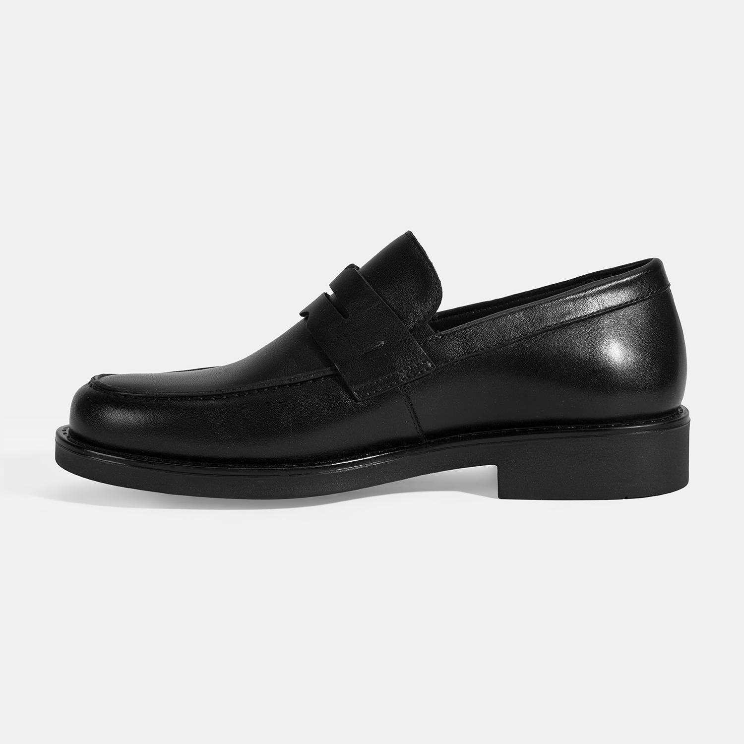 Erkek Siyah DesaComfort Deri Loafer