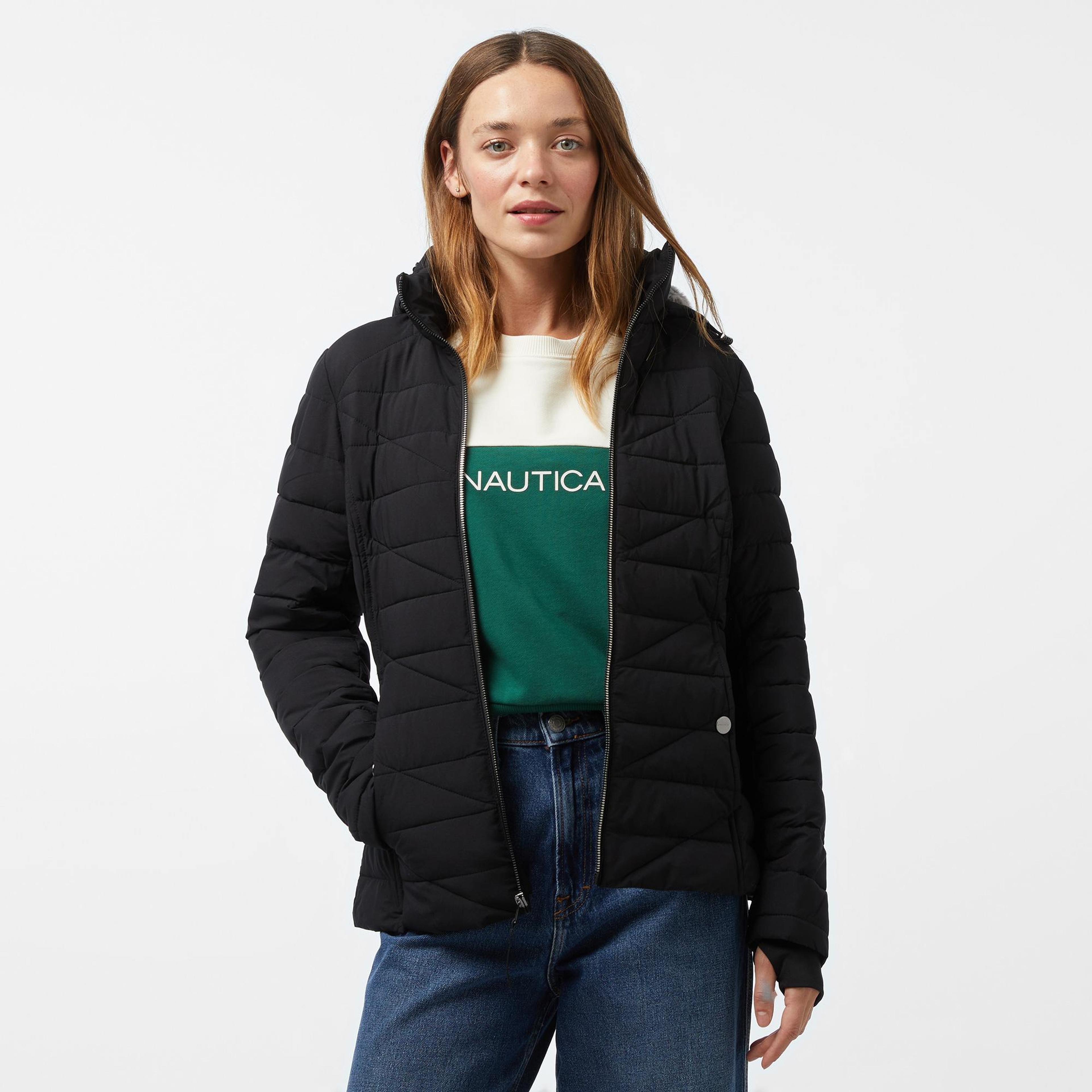 Nautica Kadın Siyah Mont
