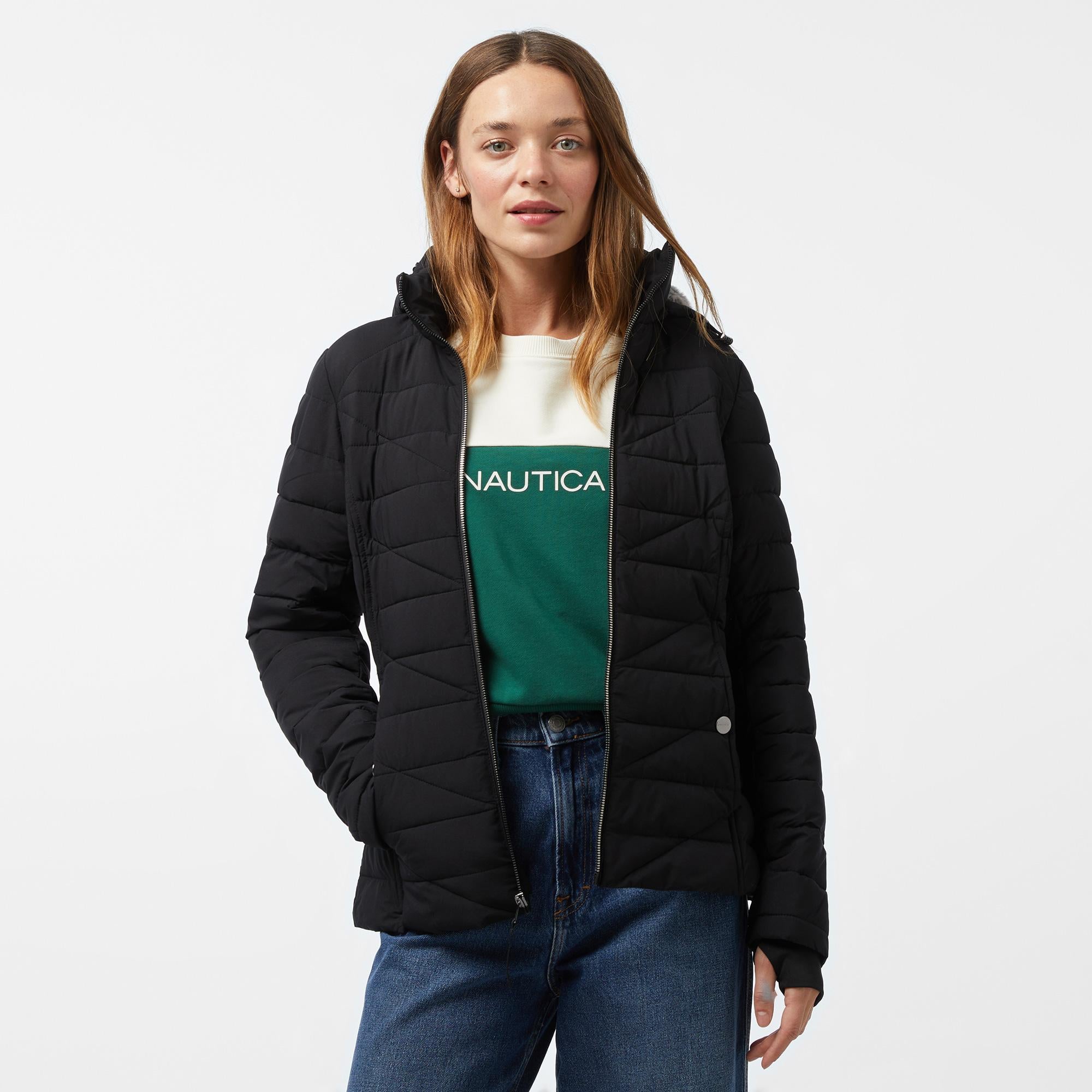 Nautica Kadın Siyah Mont