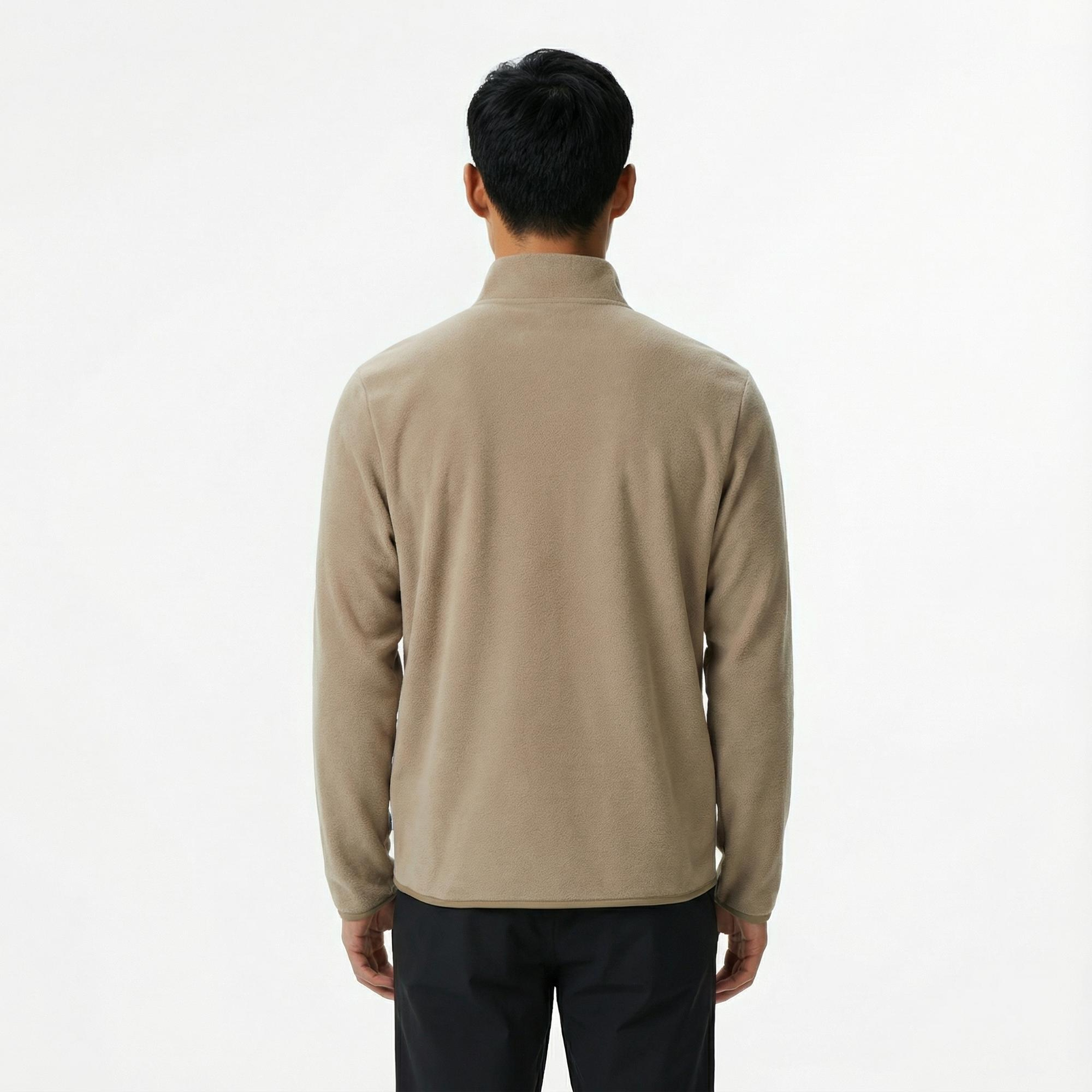 Nautica Erkek Bej Regular Fit Polar