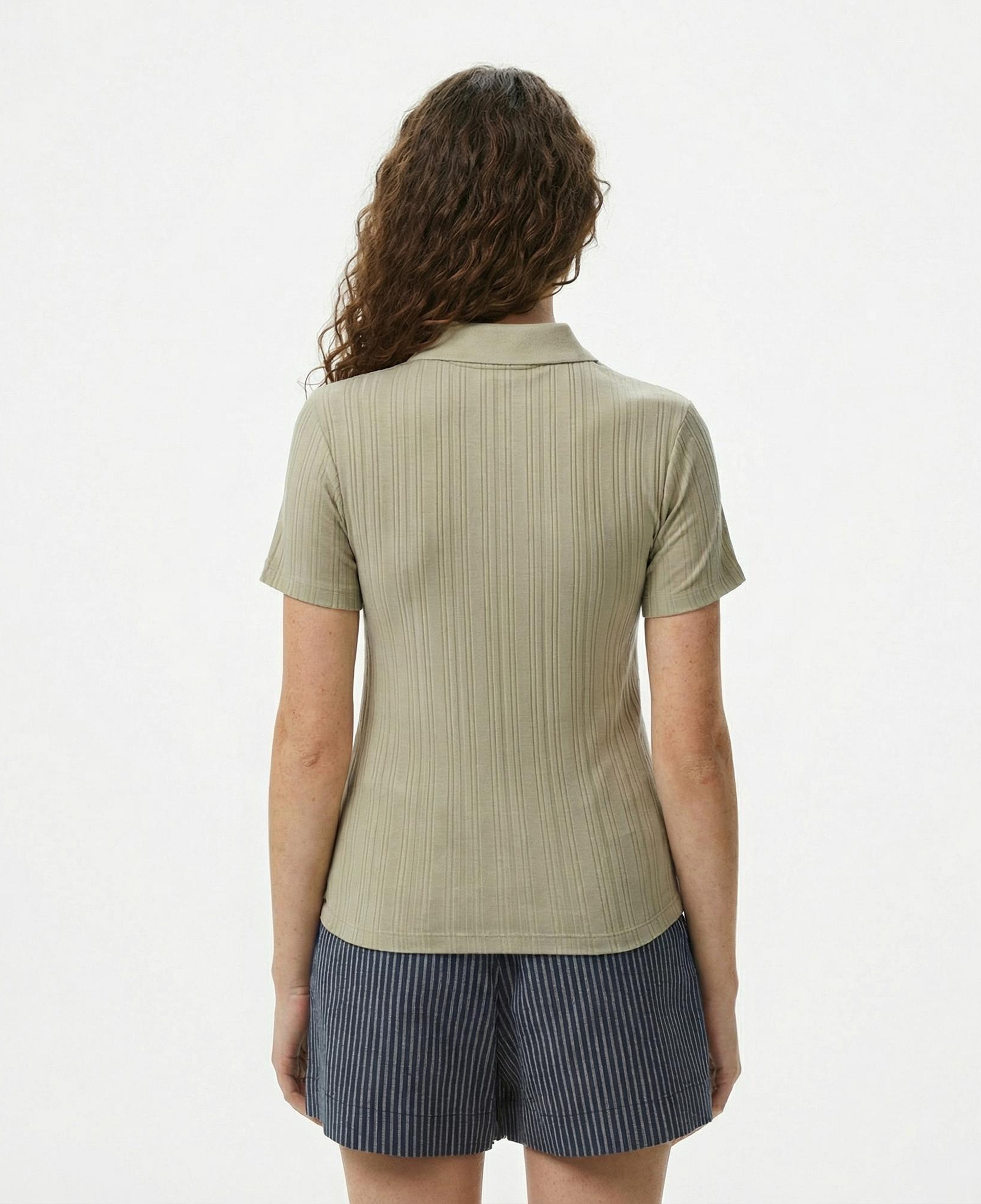 Nautica Kadın Yeşil Regular Fit Polo