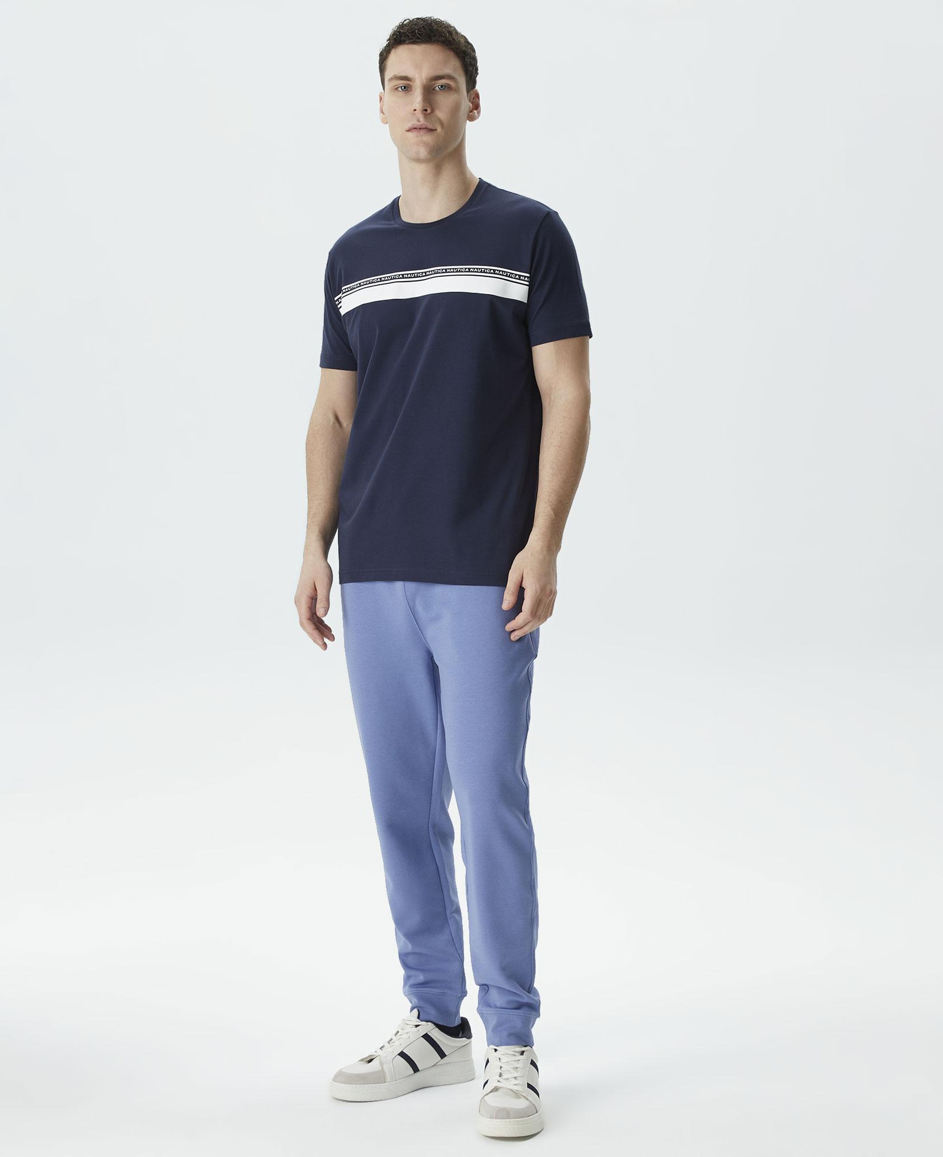 Nautica Erkek Lacivert Standart Fit T-Shirt
