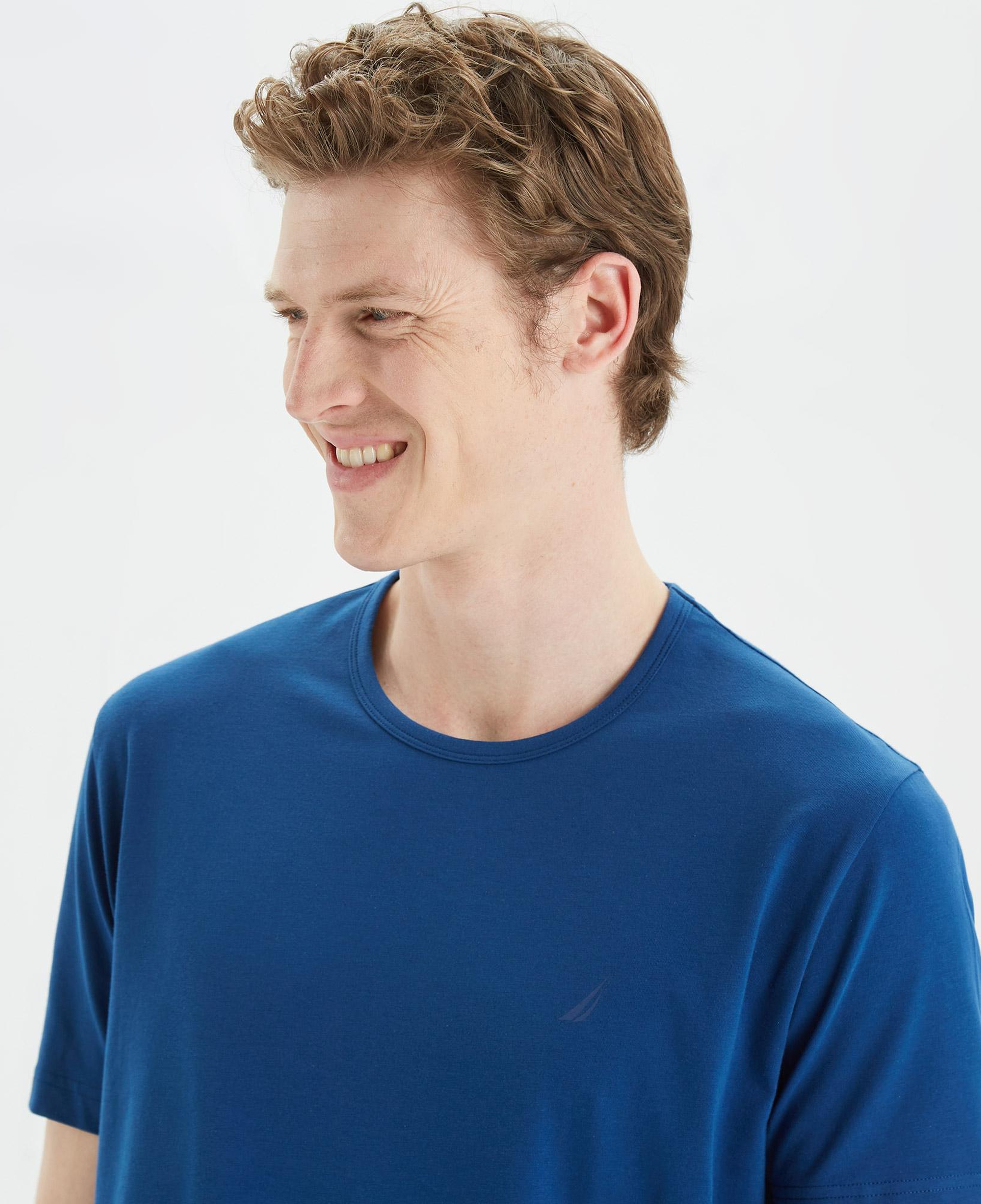 Nautica Erkek Mavi T-Shirt
