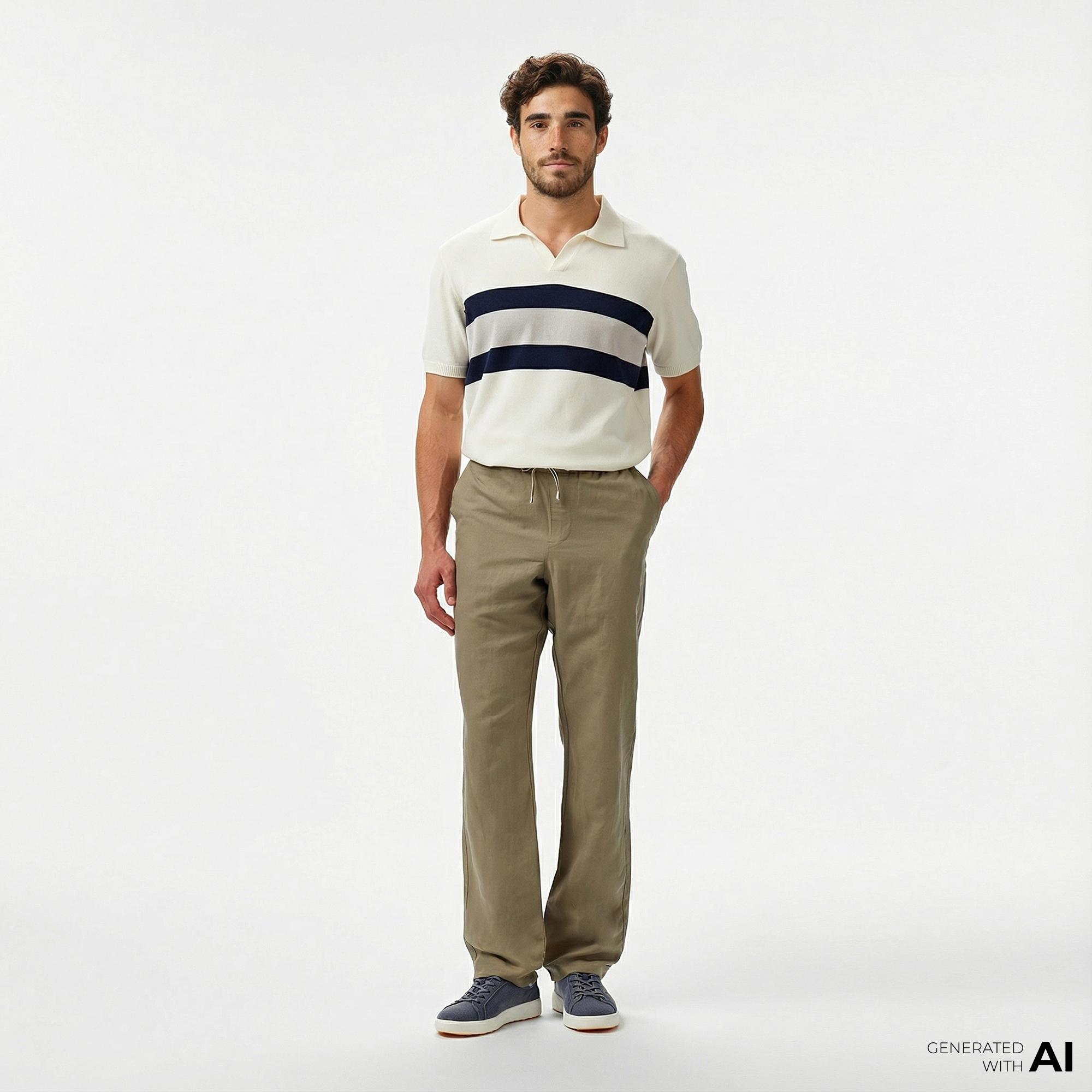 Nautica Erkek Yeşil Classic Fit Pantolon
