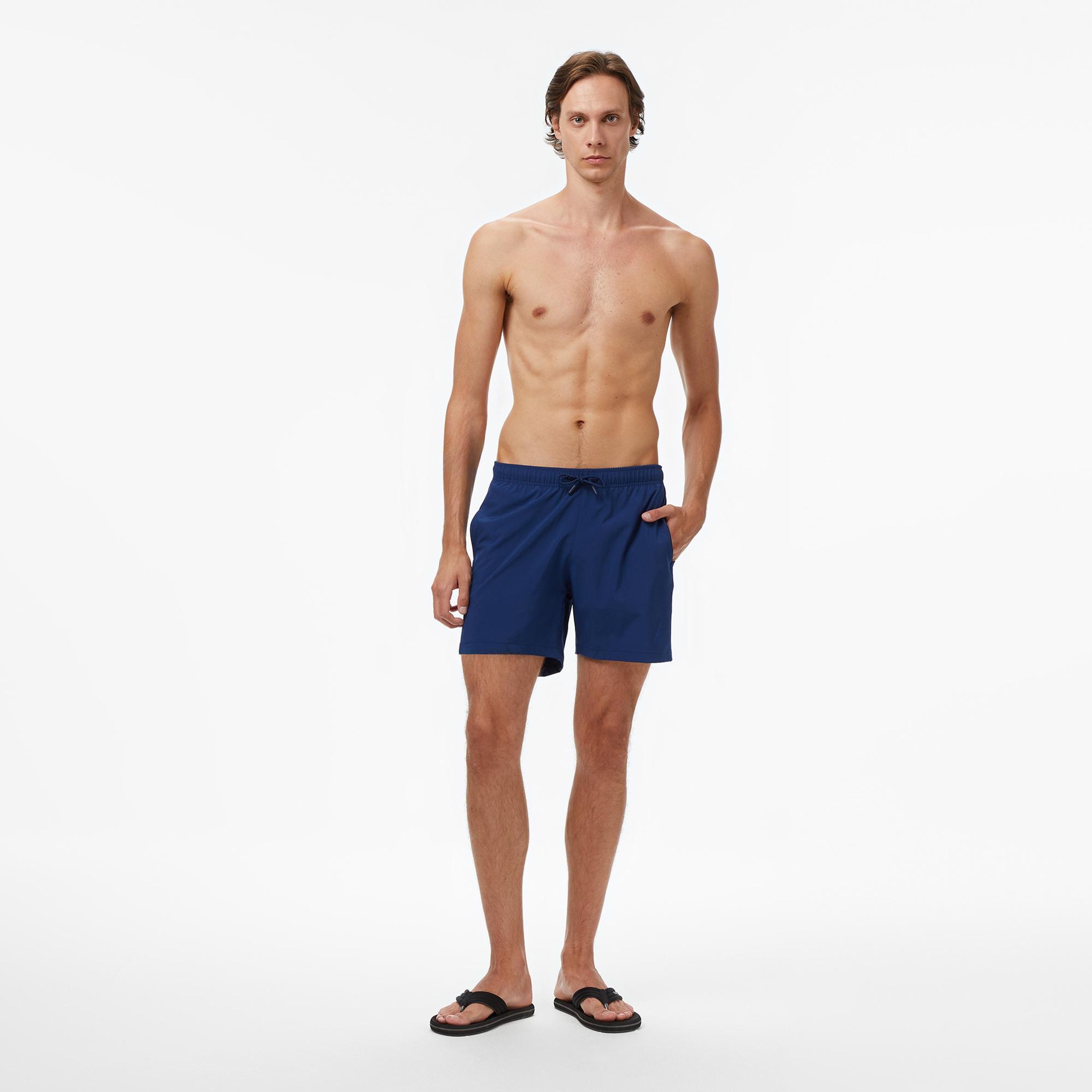 Nautica Erkek Lacivert Regular Fit Deniz Şortu