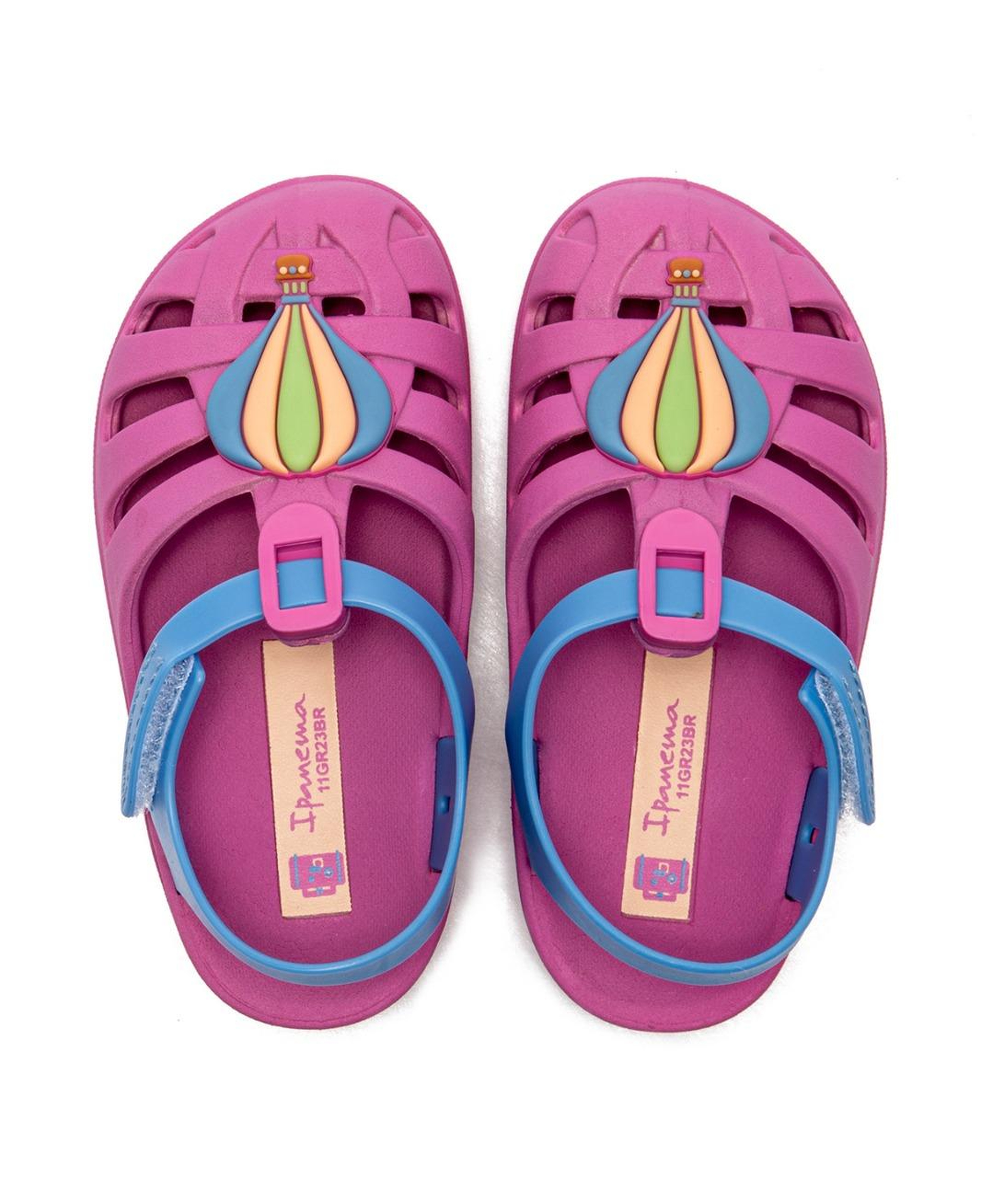 Summer Çocuk Sandalet Lila-Mavi 19/29
