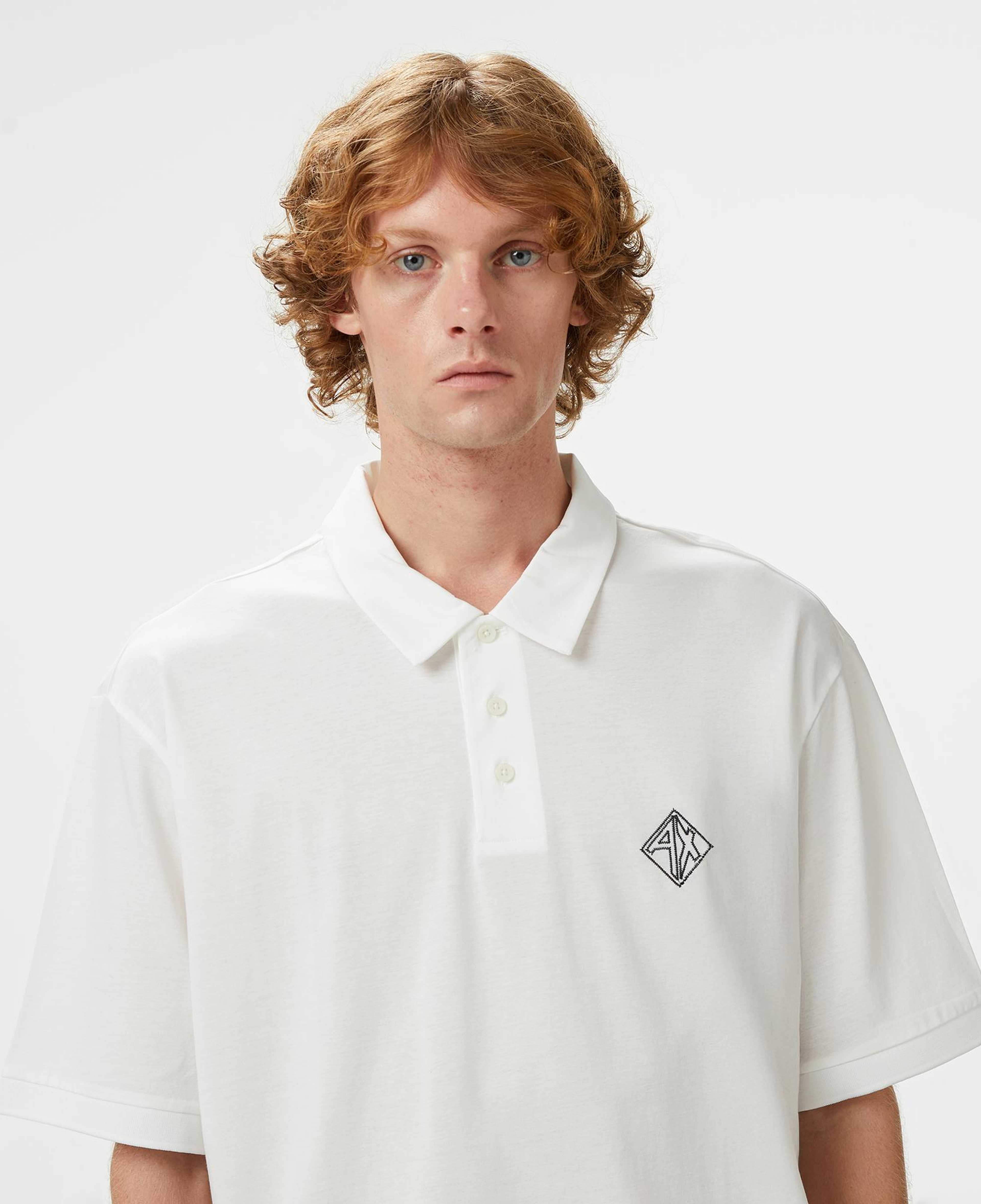 Armani Exchange Erkek Beyaz Polo