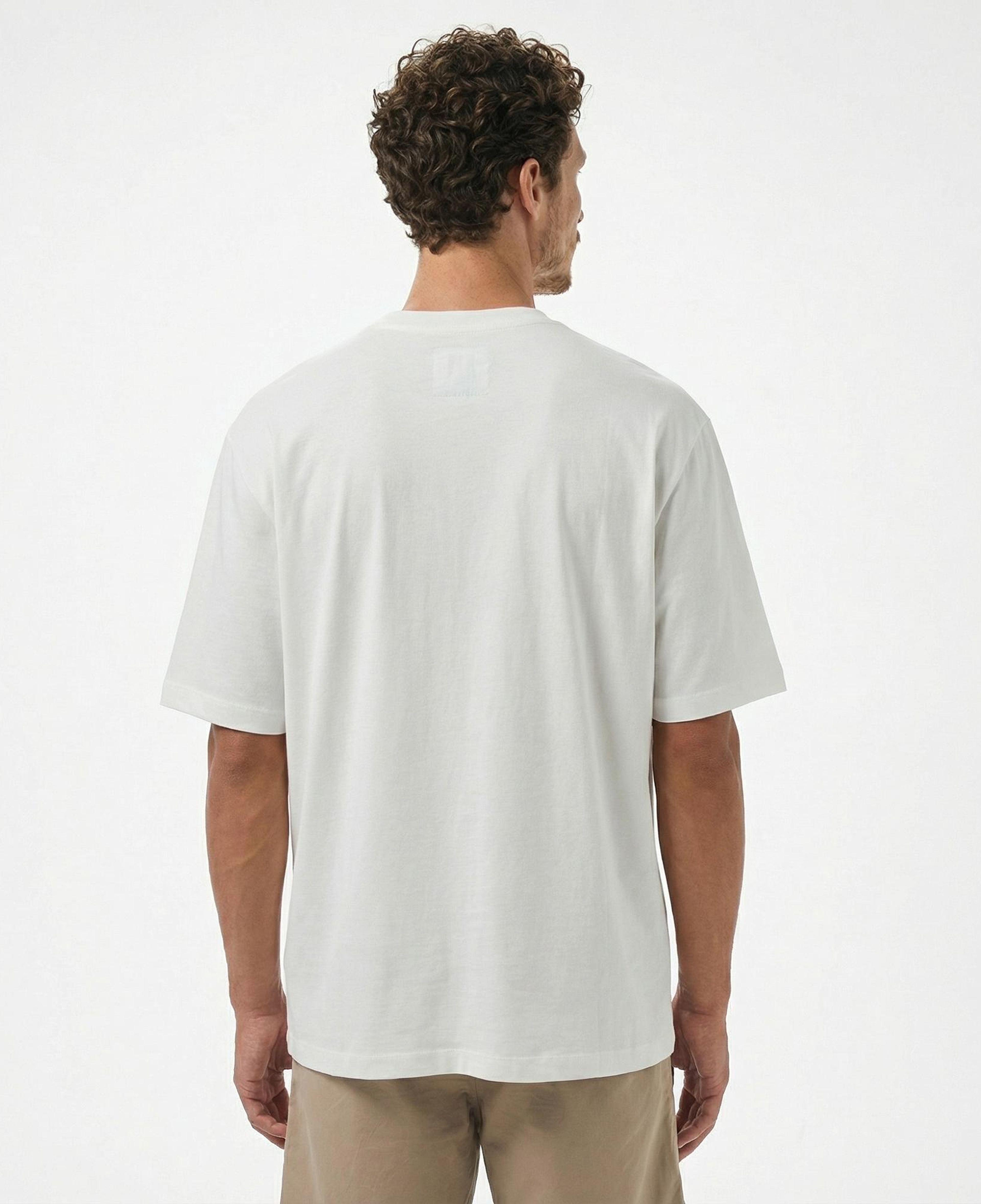 Armani Exchange Erkek Beyaz Bisiklet Yaka T-Shirt