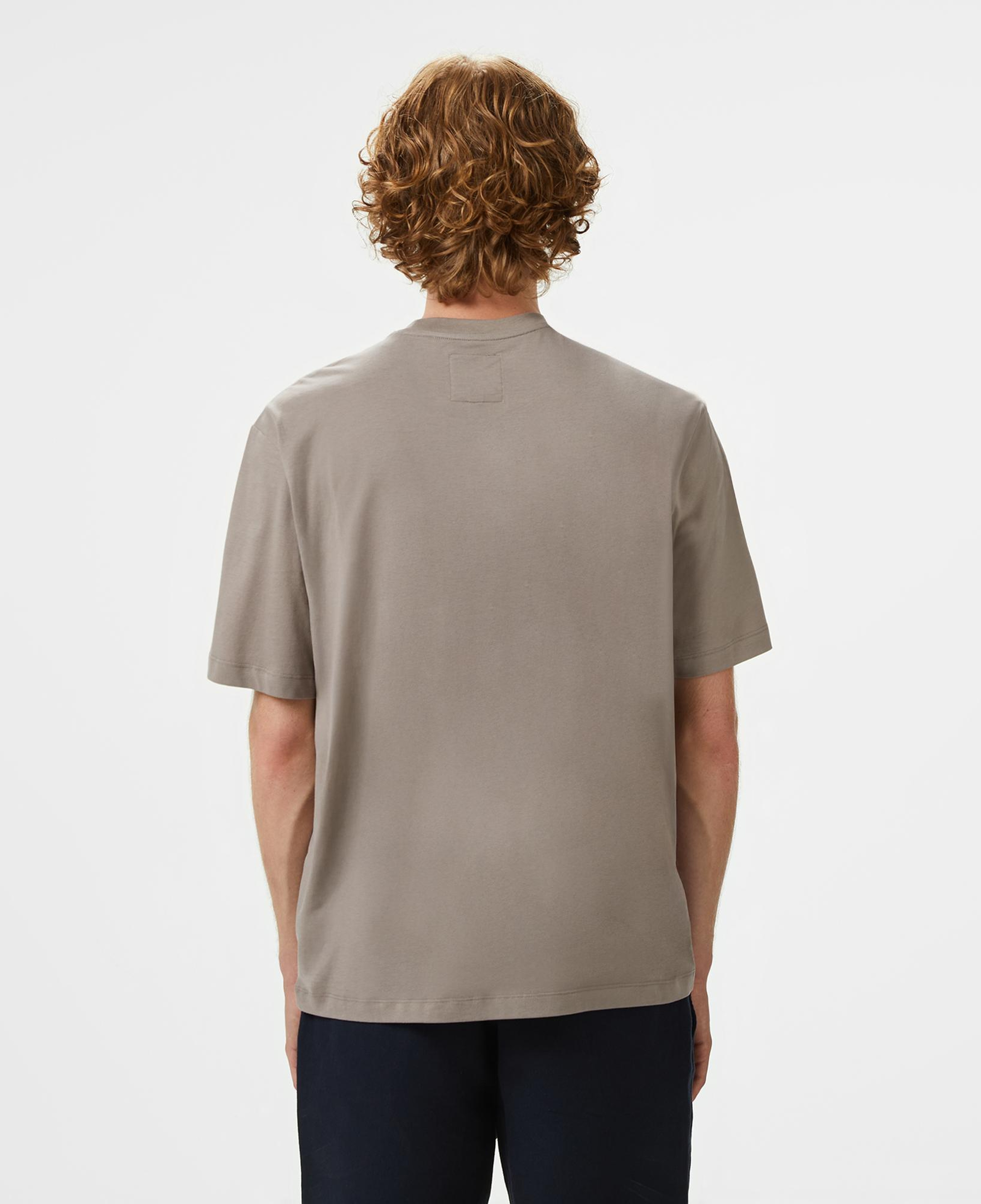 Armani Exchange Erkek Bej Bisiklet Yaka T-Shirt