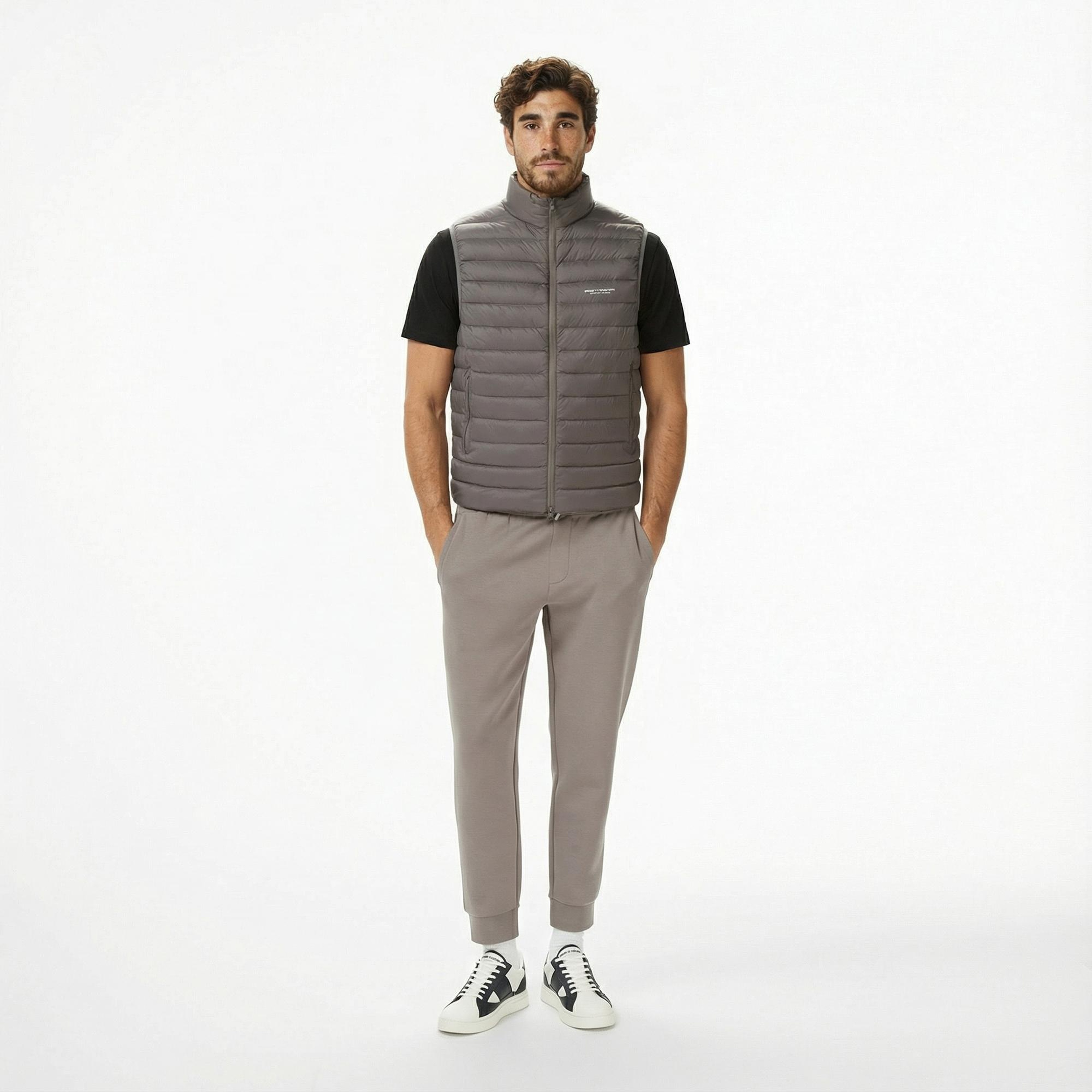 Armani Exchange Erkek Gri Yelek