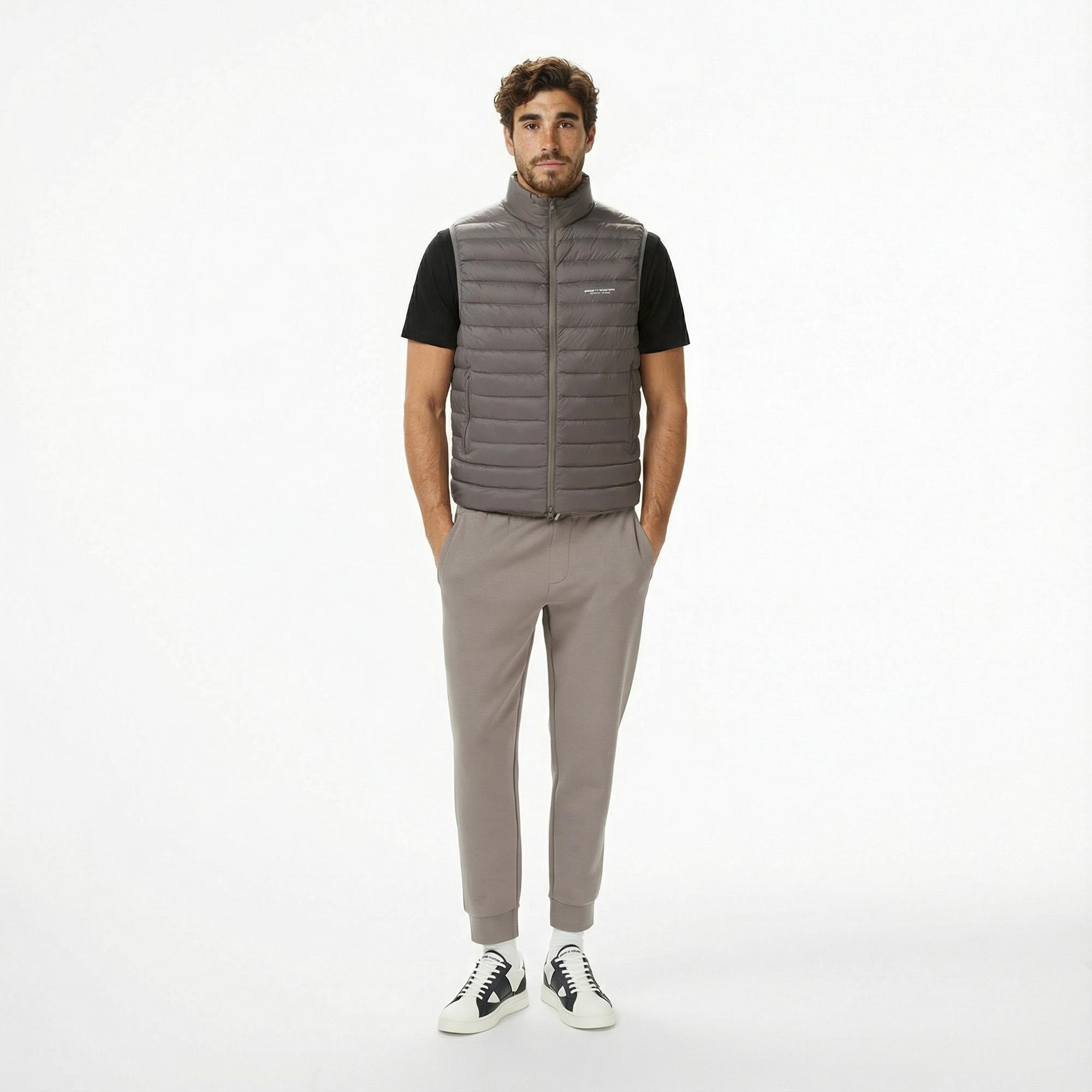Armani Exchange Erkek Gri Yelek