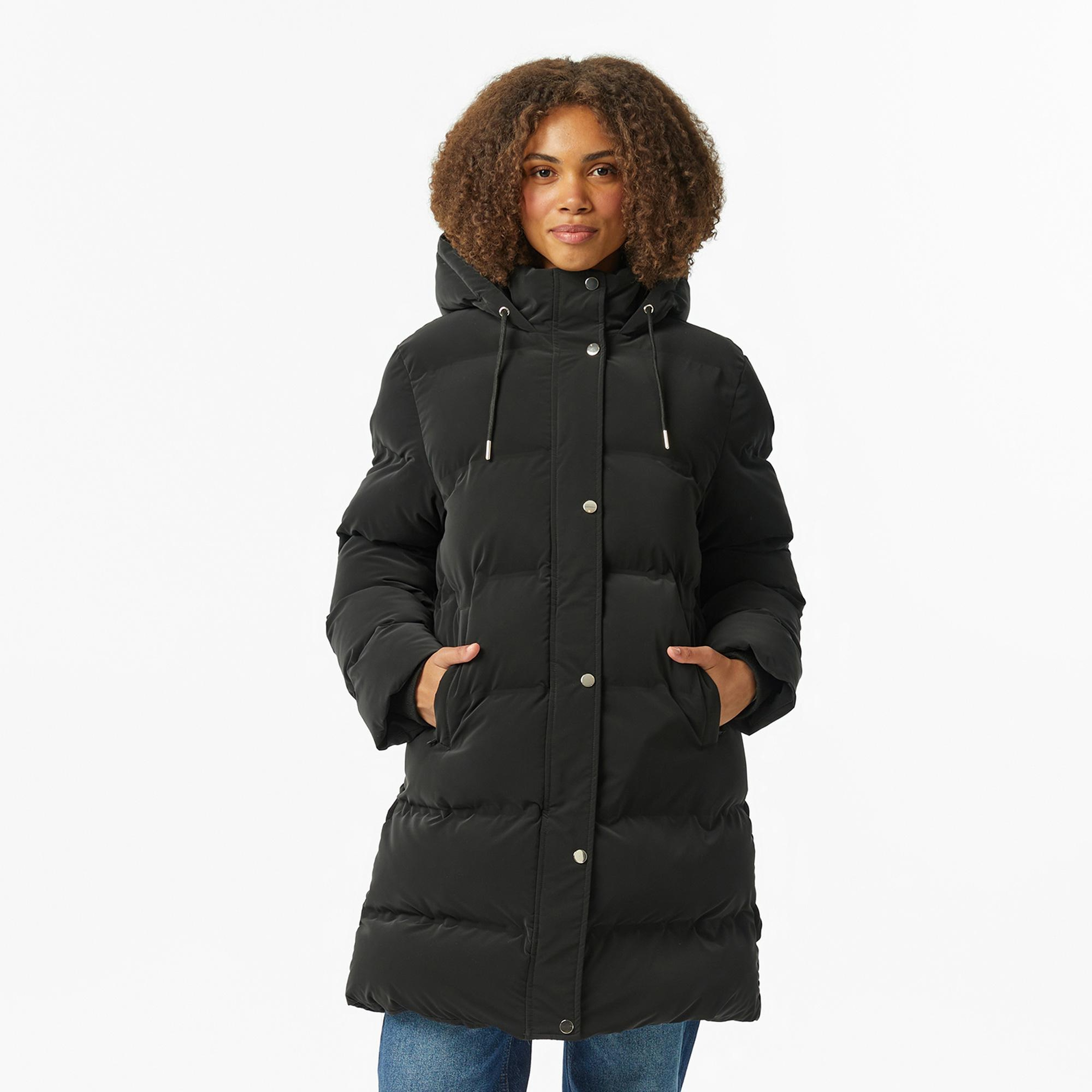Nautica Kadın Siyah Regular Fit Mont