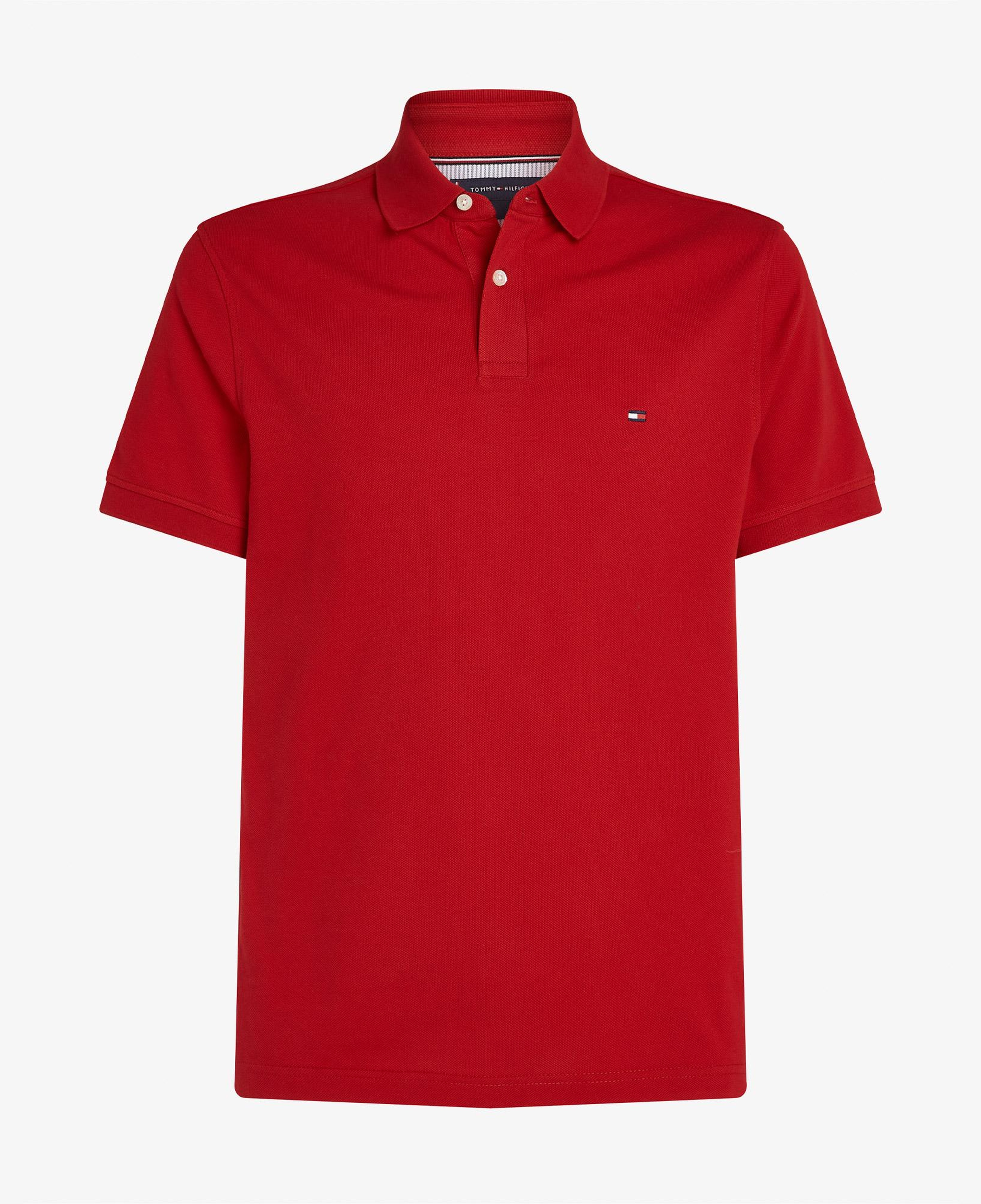 Tommy Hilfiger Nos Erkek Kırmızı Polo Yaka T-Shirt