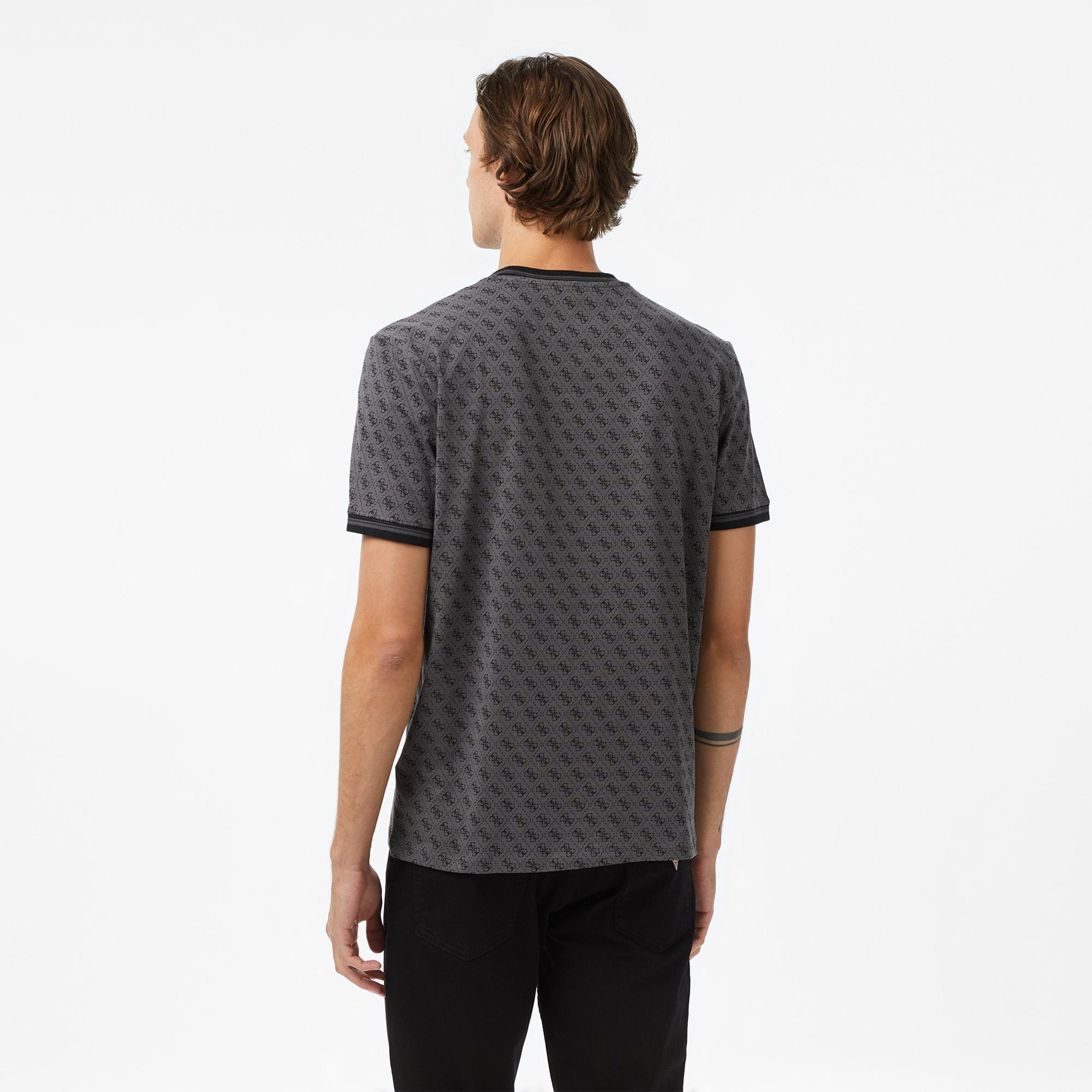 Guess Marshall Erkek Gri T-Shirt