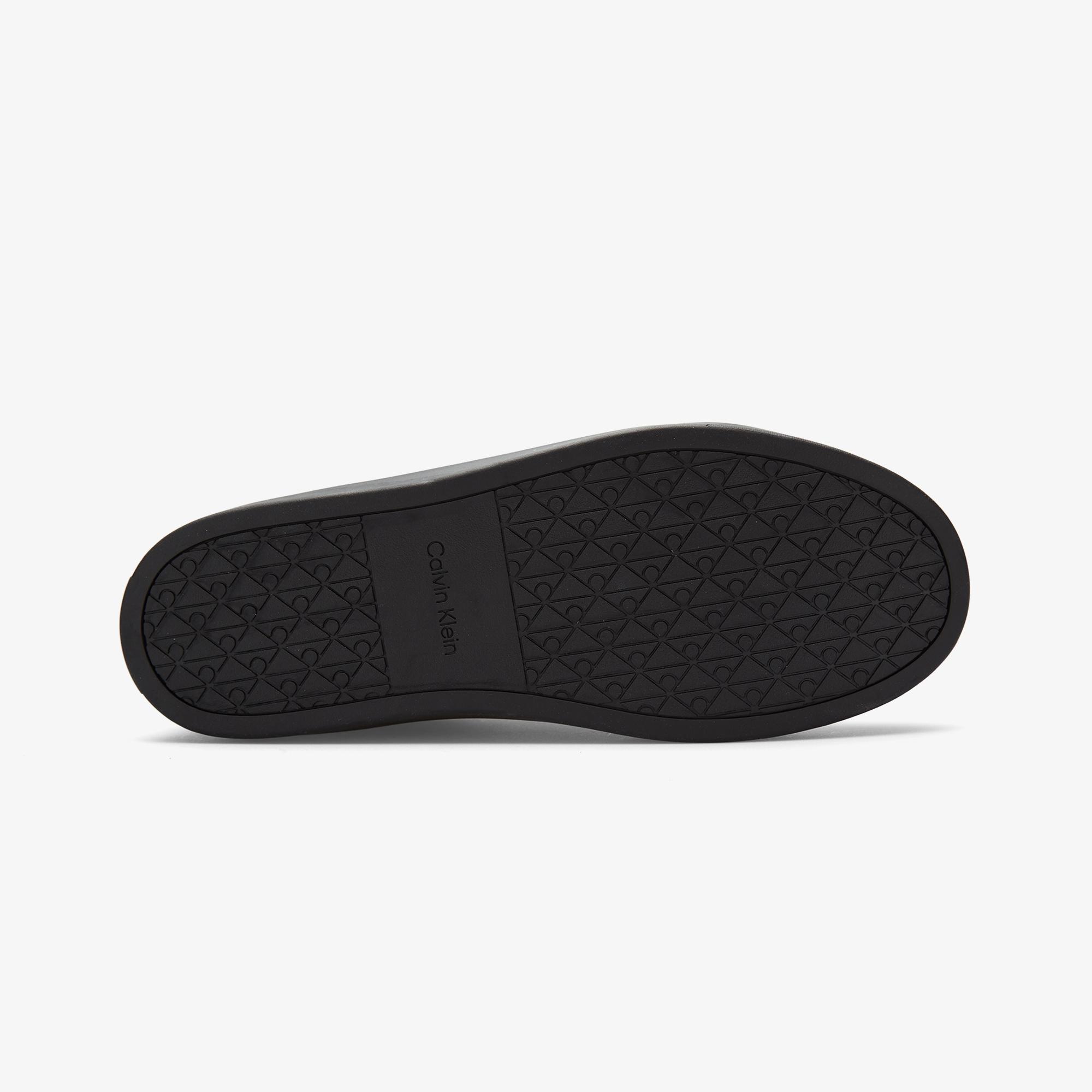 Calvin Klein Classic Cup Lace Up Zip  Erkek Siyah Sneaker