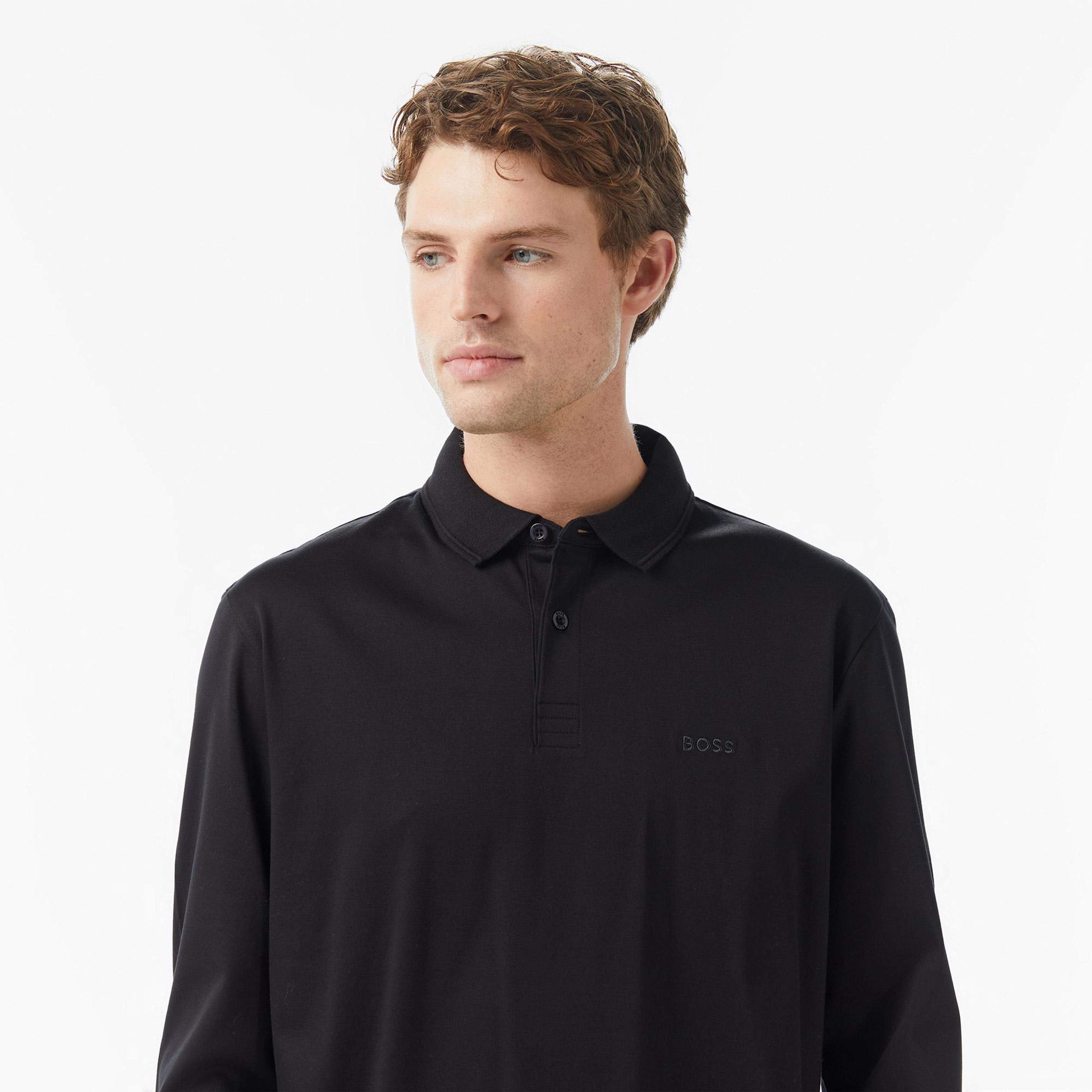 Boss Pirol Erkek Siyah Polo