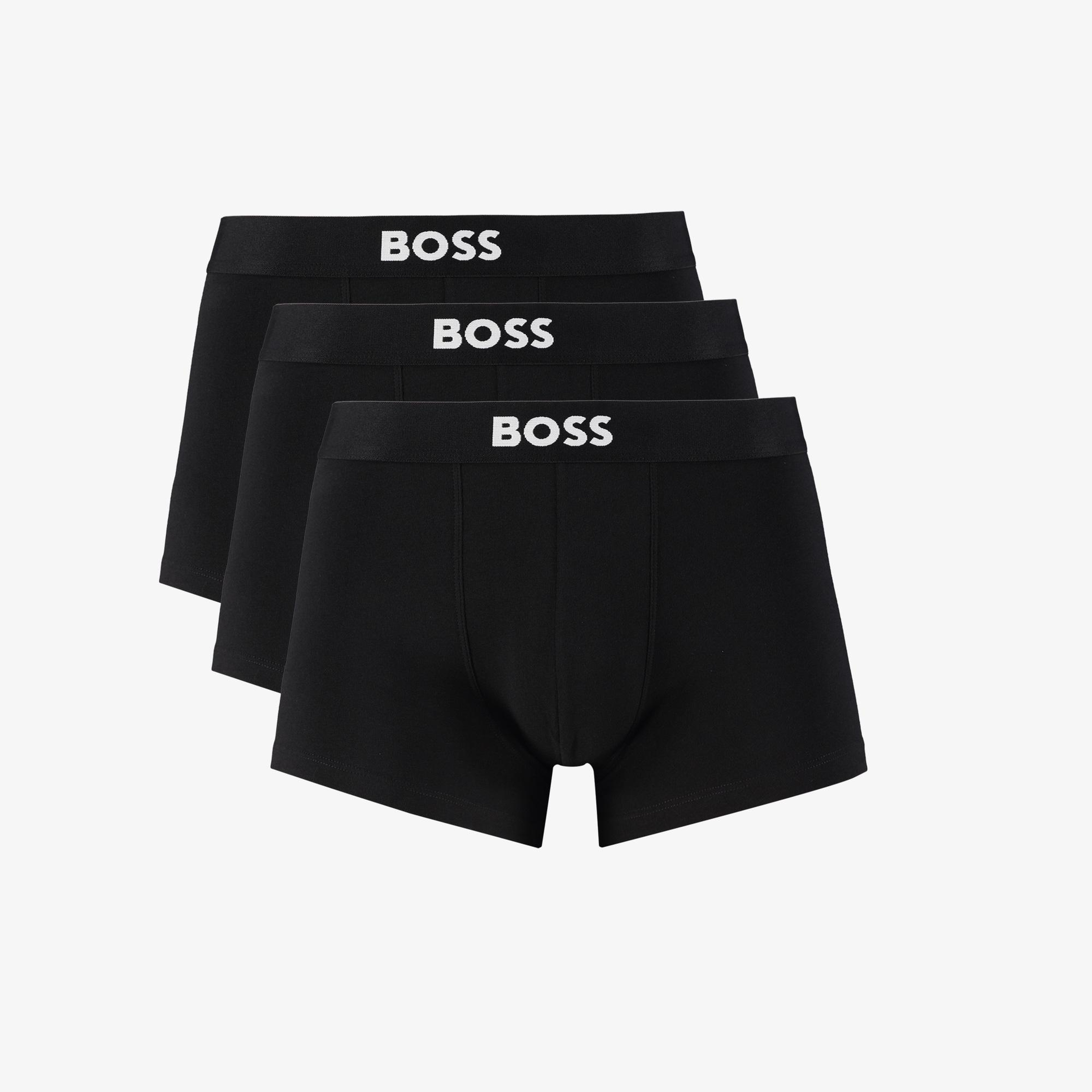 Boss 3'lü Trunk One Erkek Siyah Boxer