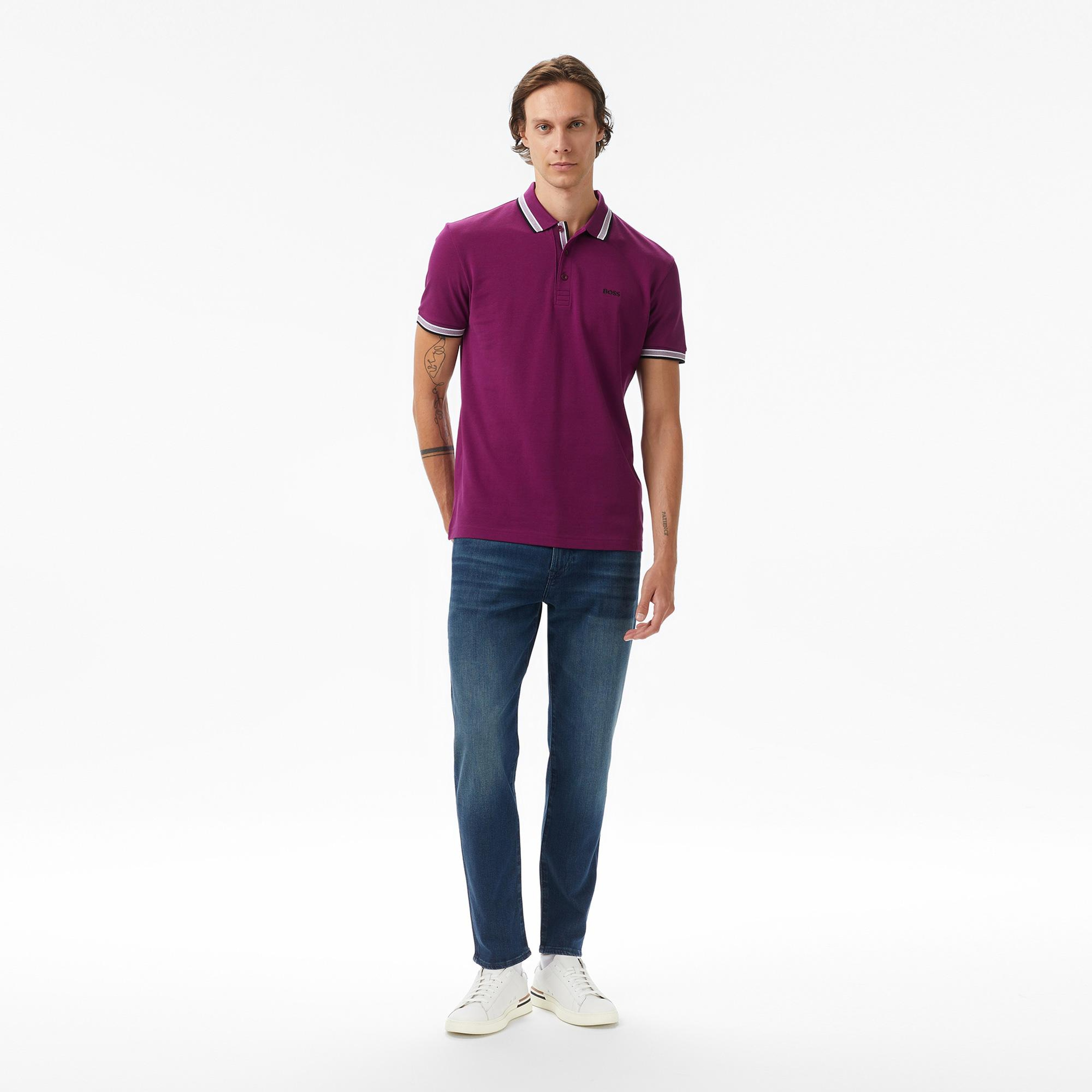 Boss Paddy Erkek Mor Polo
