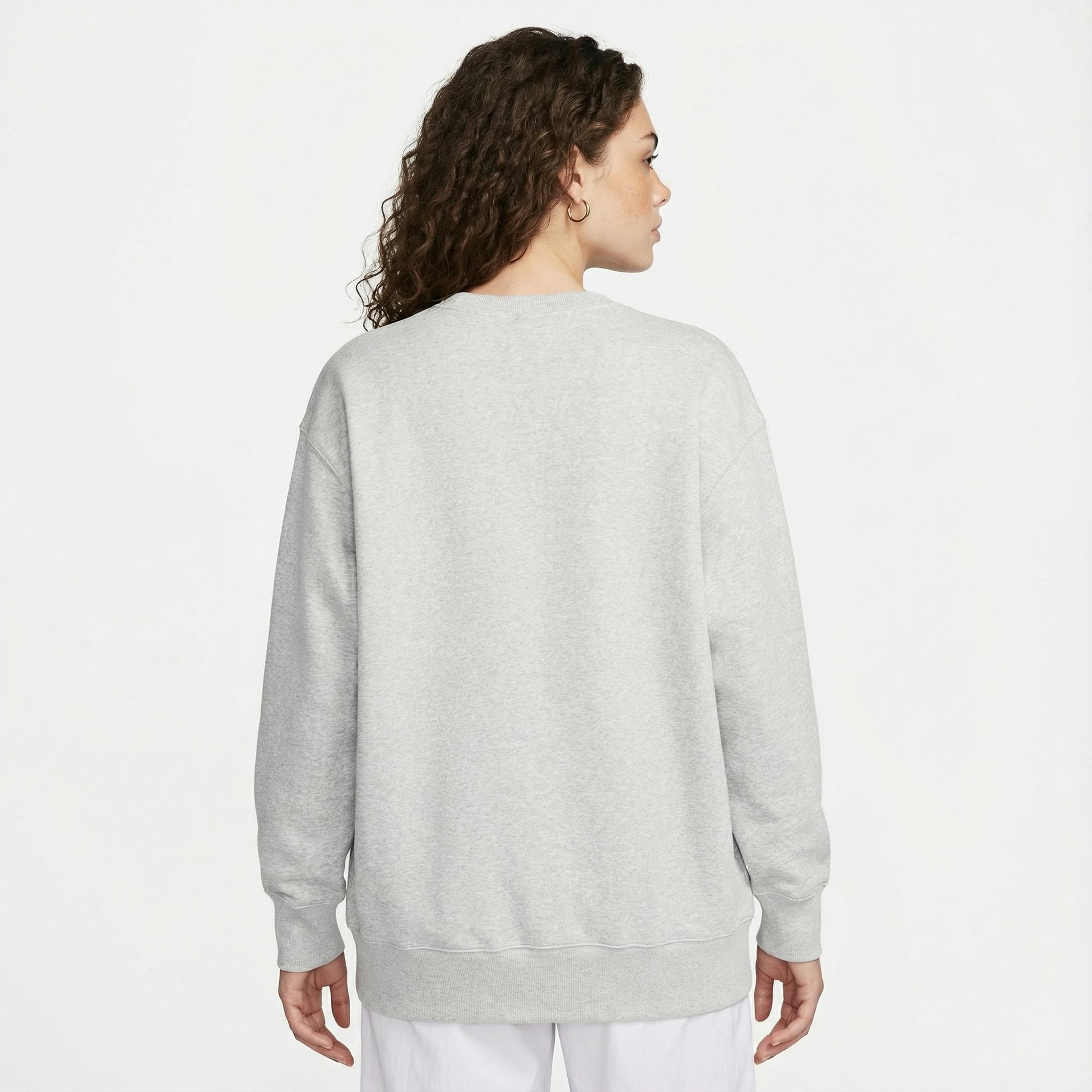 Nike Sportswear Phoenix Fleece Kadın Beyaz Sweatshirt