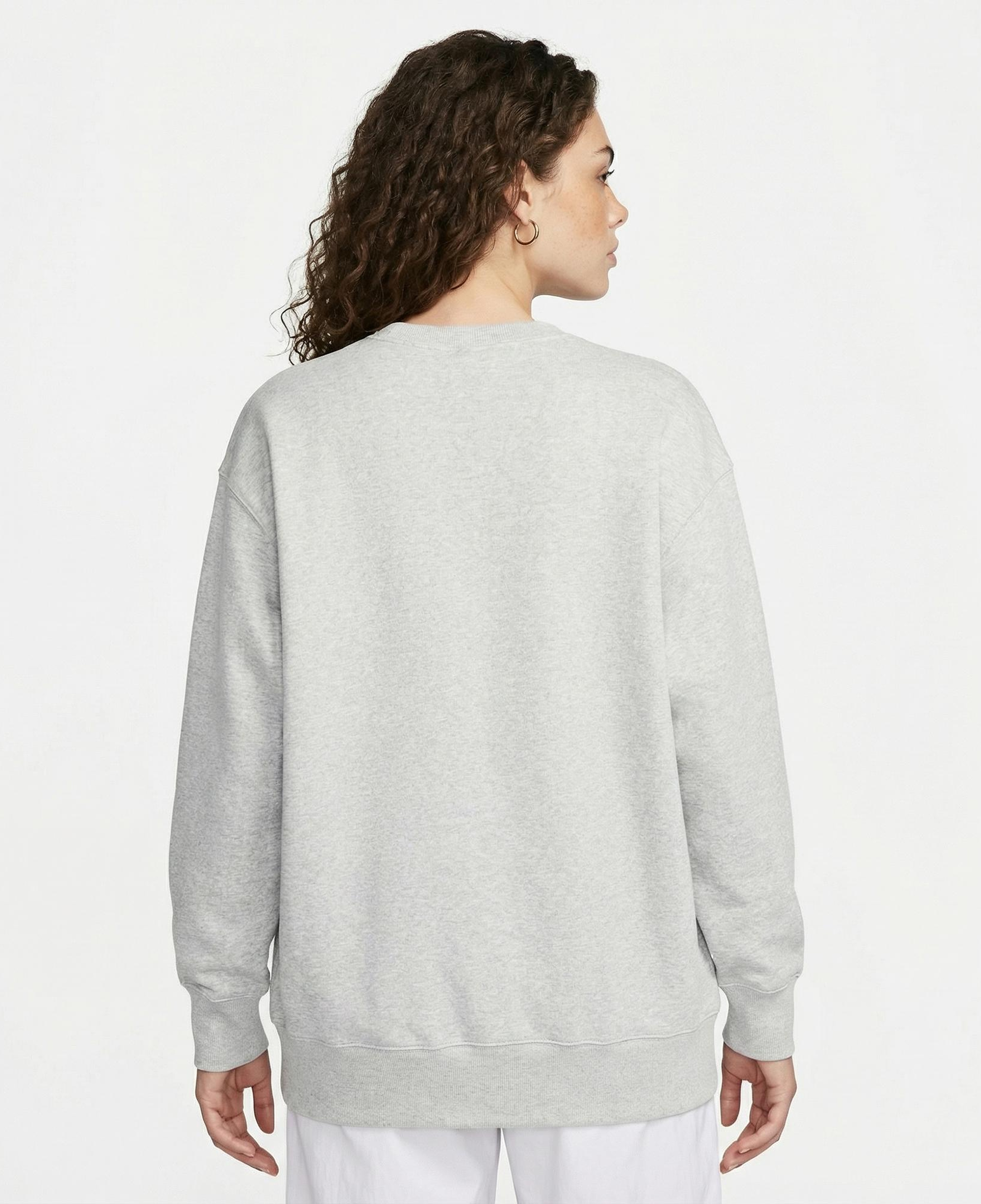Nike Sportswear Phoenix Fleece Kadın Beyaz Sweatshirt