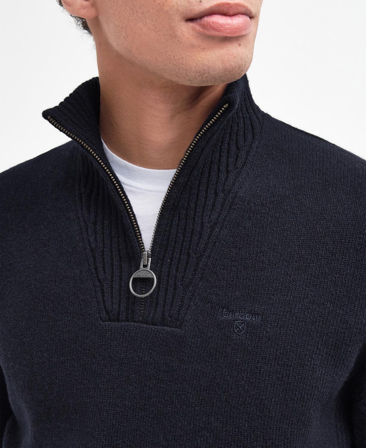 Barbour Essential Lambswool Half Zip Kazak