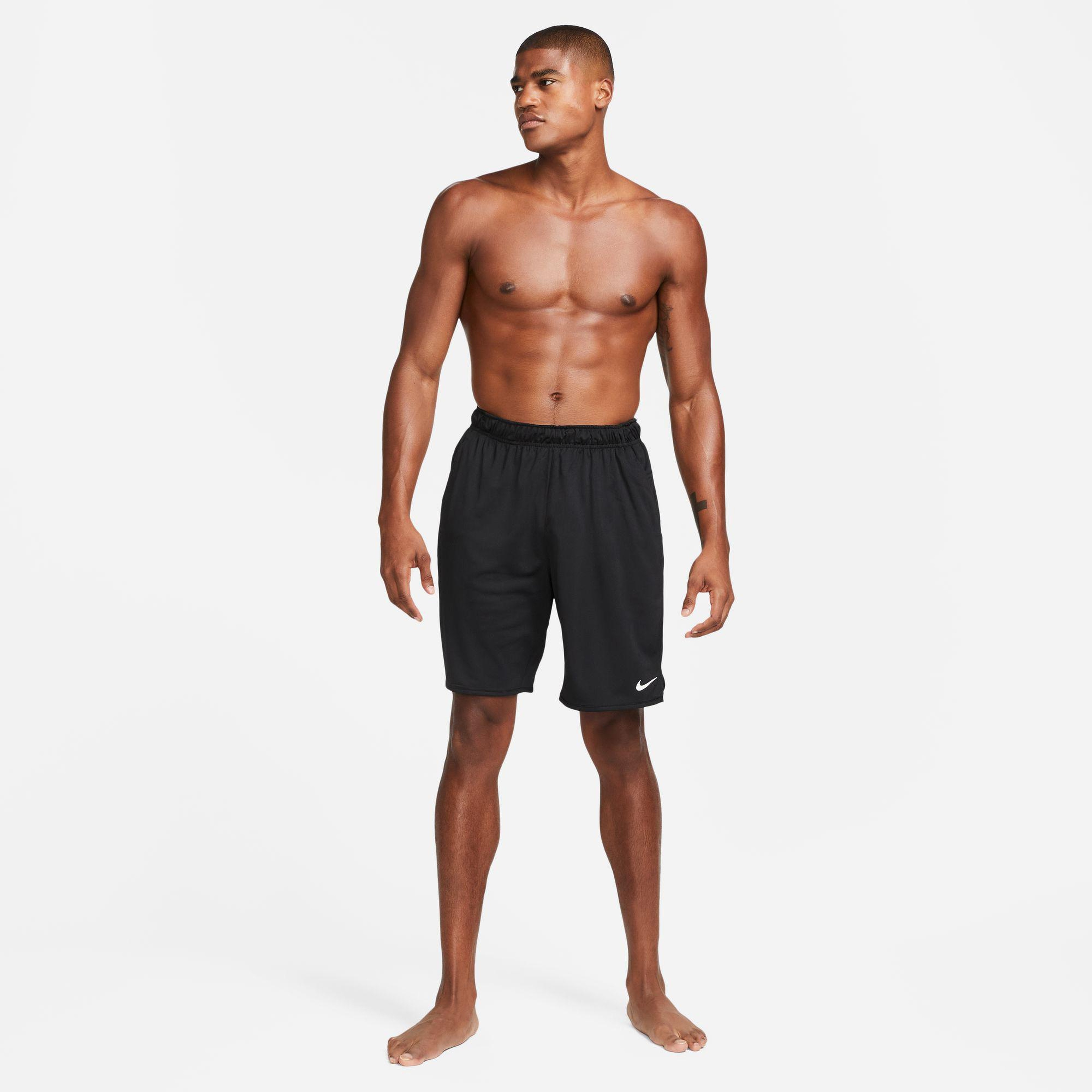 Nike Dri-Fit Totality Knit 9 inç Ul Erkek Siyah Şort