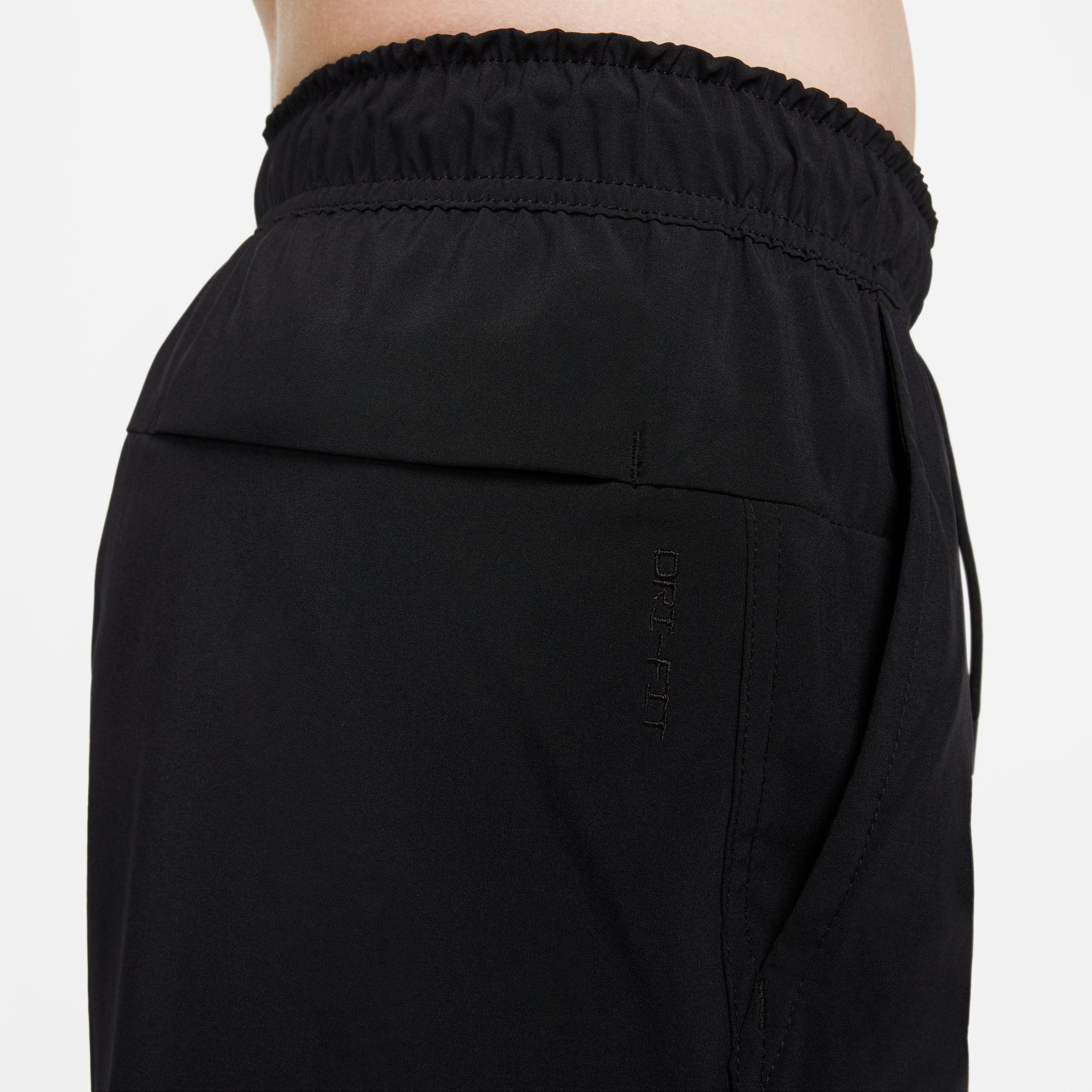 Nike Dri-Fit Unlimited Woven 18cm Unlined Erkek Siyah Şort