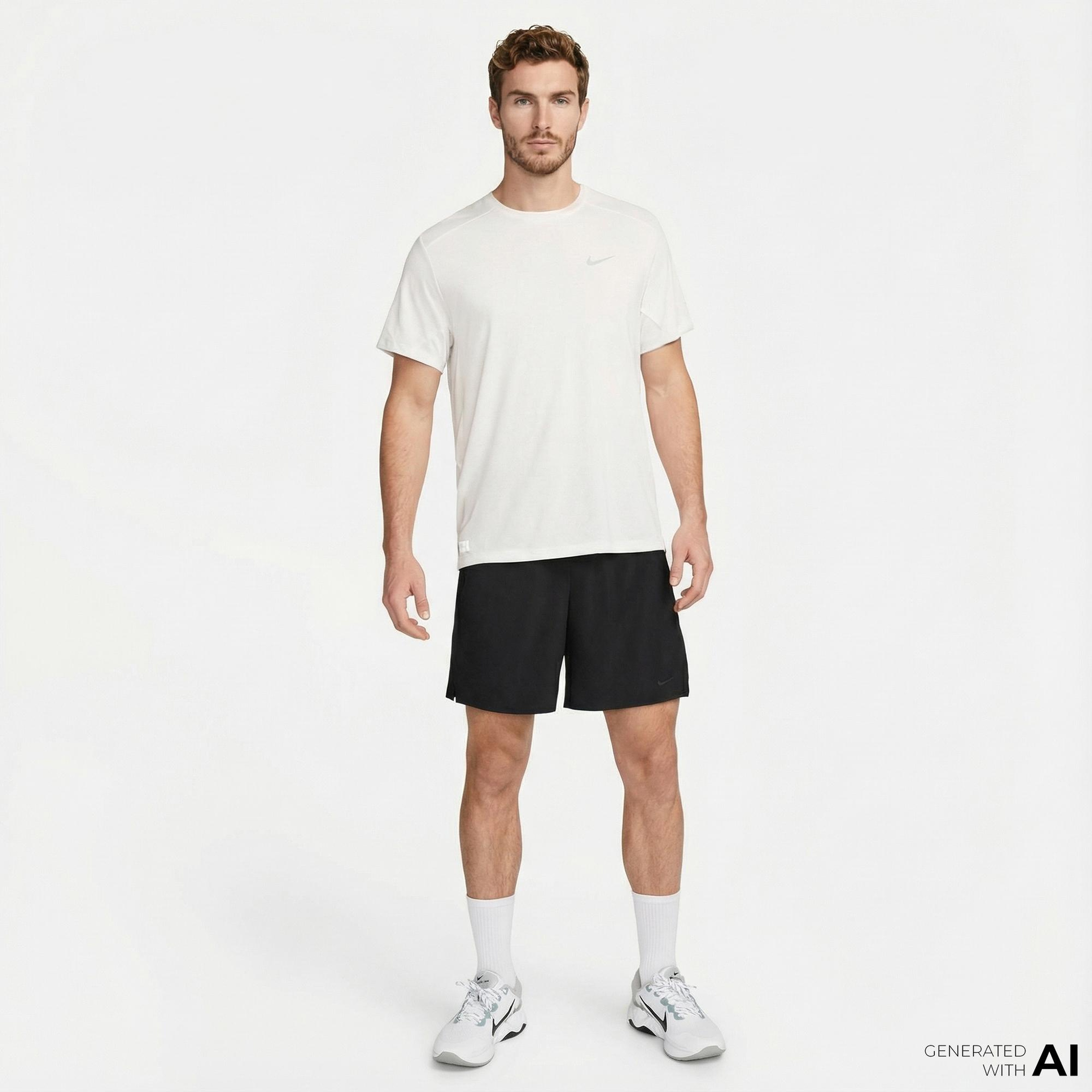 Nike Dri-Fit Unlimited Woven 18cm Unlined Erkek Siyah Şort