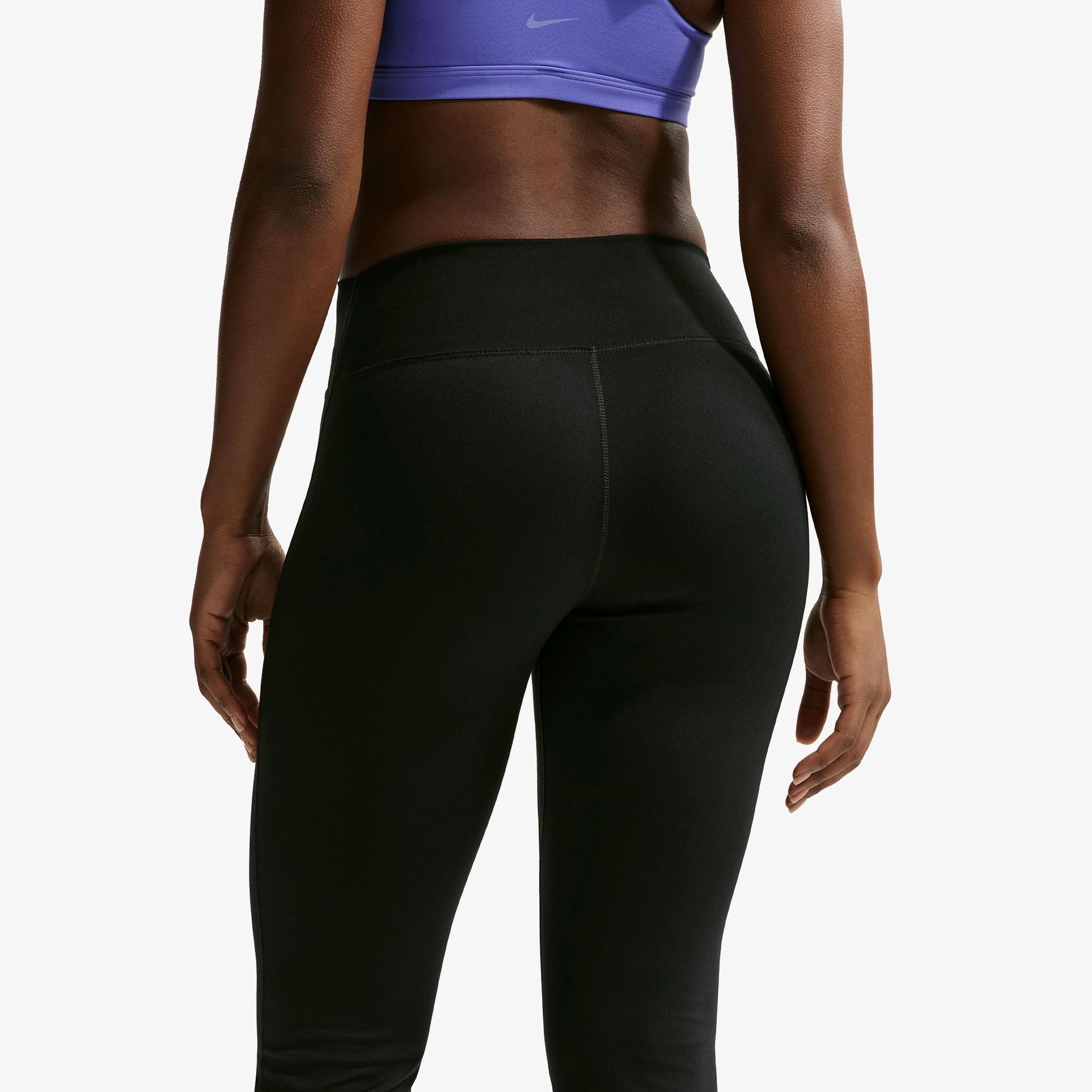 Nike Dri-Fit One Yüksek Belli Kadın Siyah Tayt