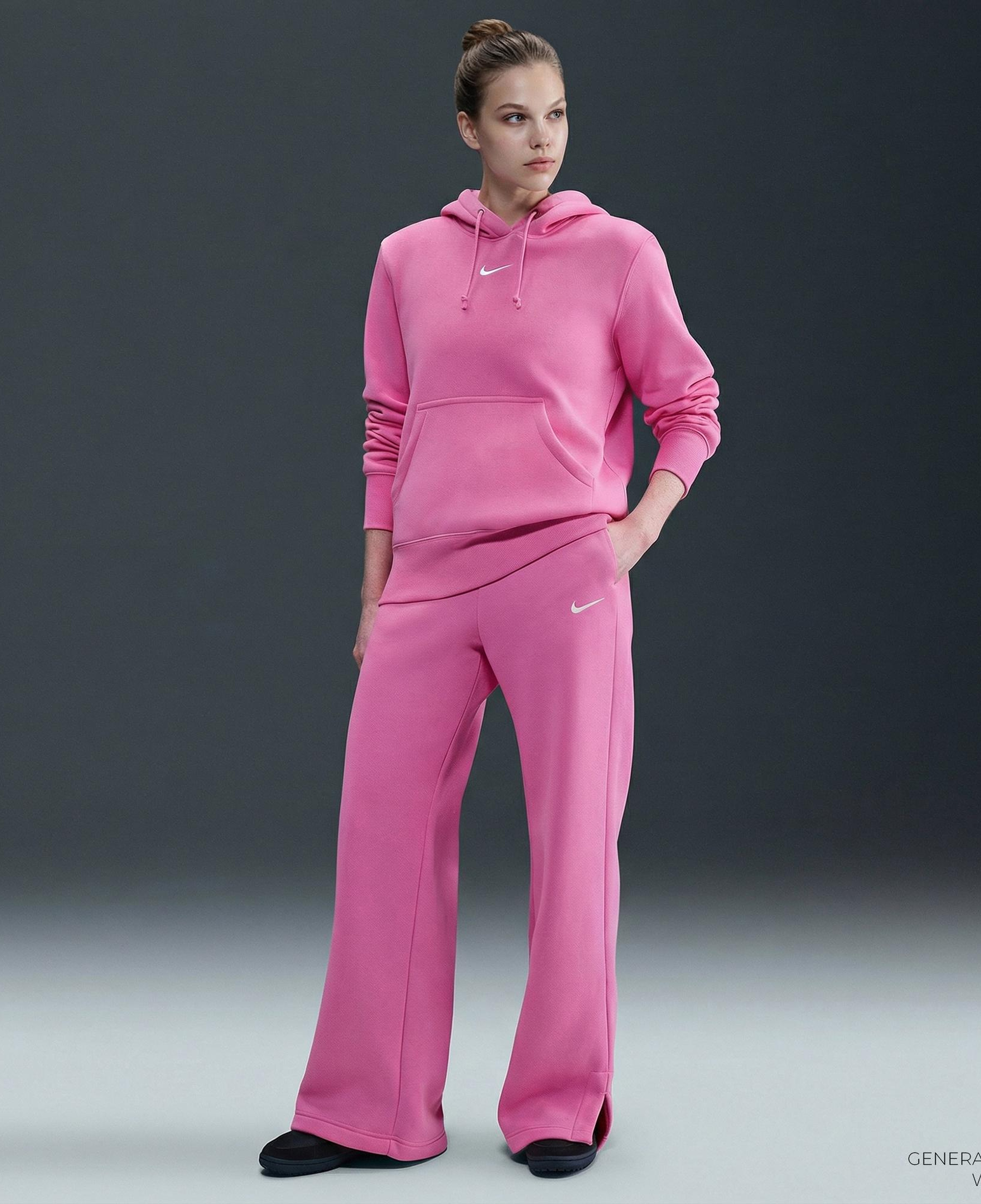 Nike Sportswear Phoenix Fleece Kadın Pembe Eşofman Altı