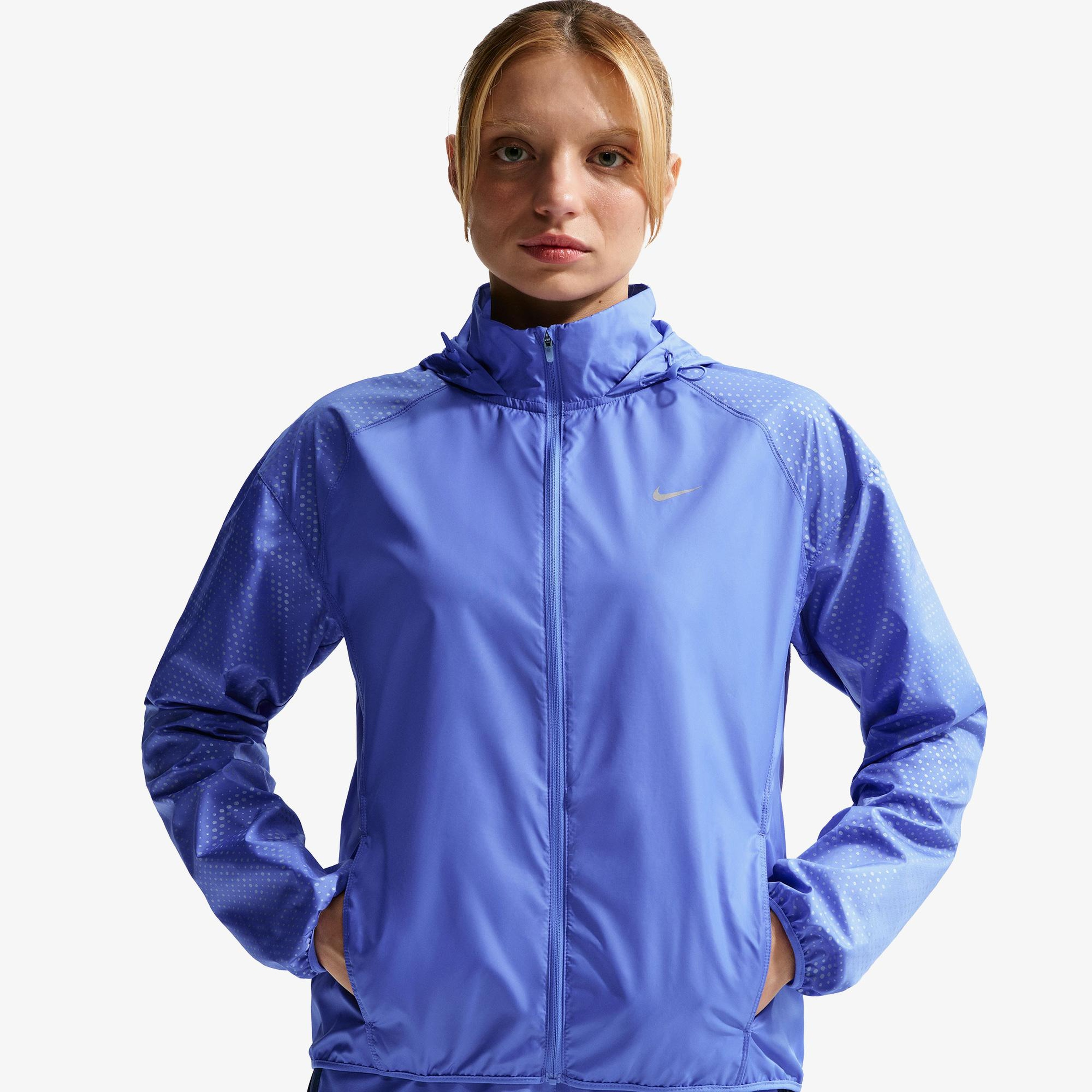 Nike Tempo Repel Flash Kadın Mor Ceket