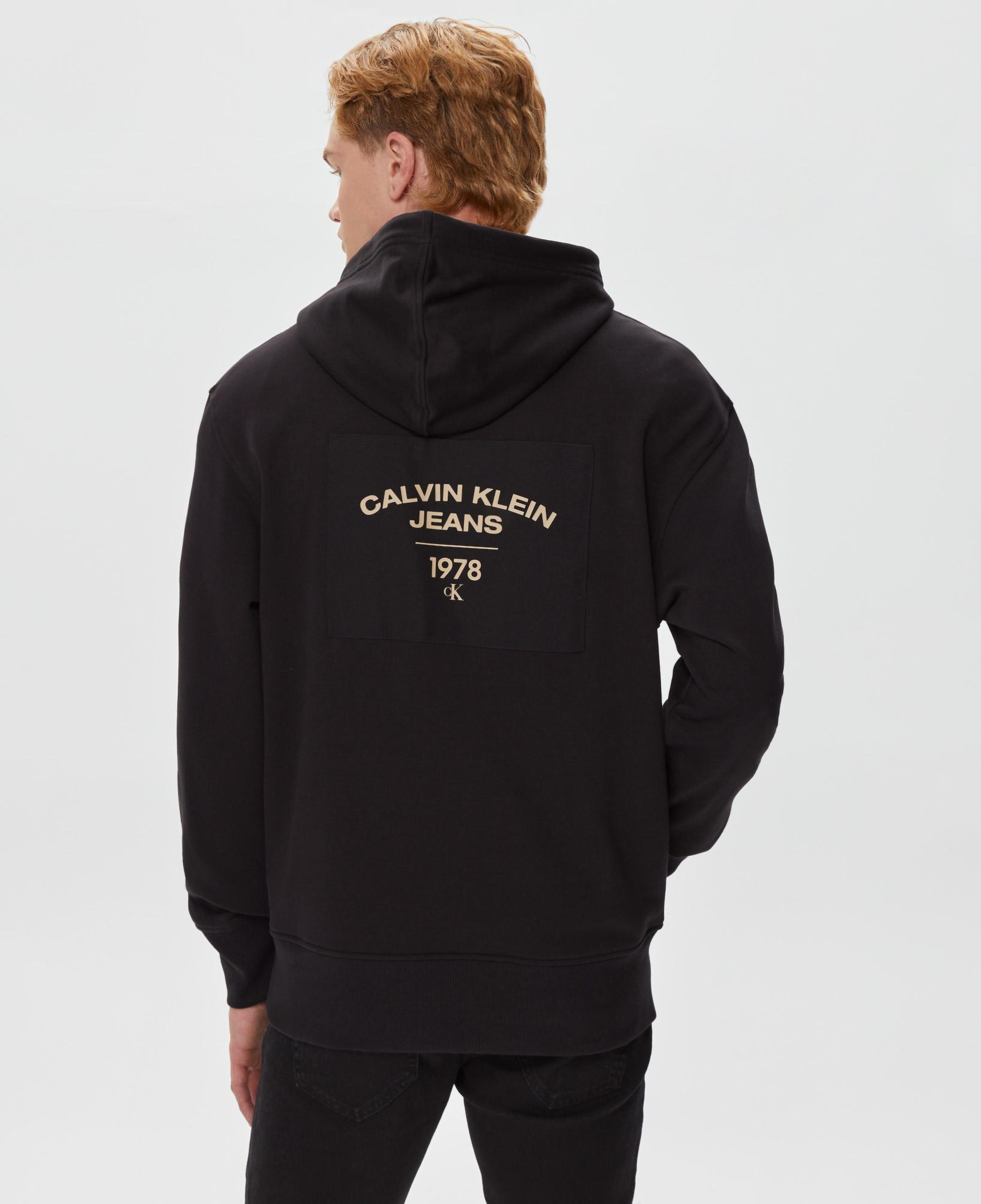 Calvin Klein Canvas Curve Graphic Siyah Erkek Sweatshirt