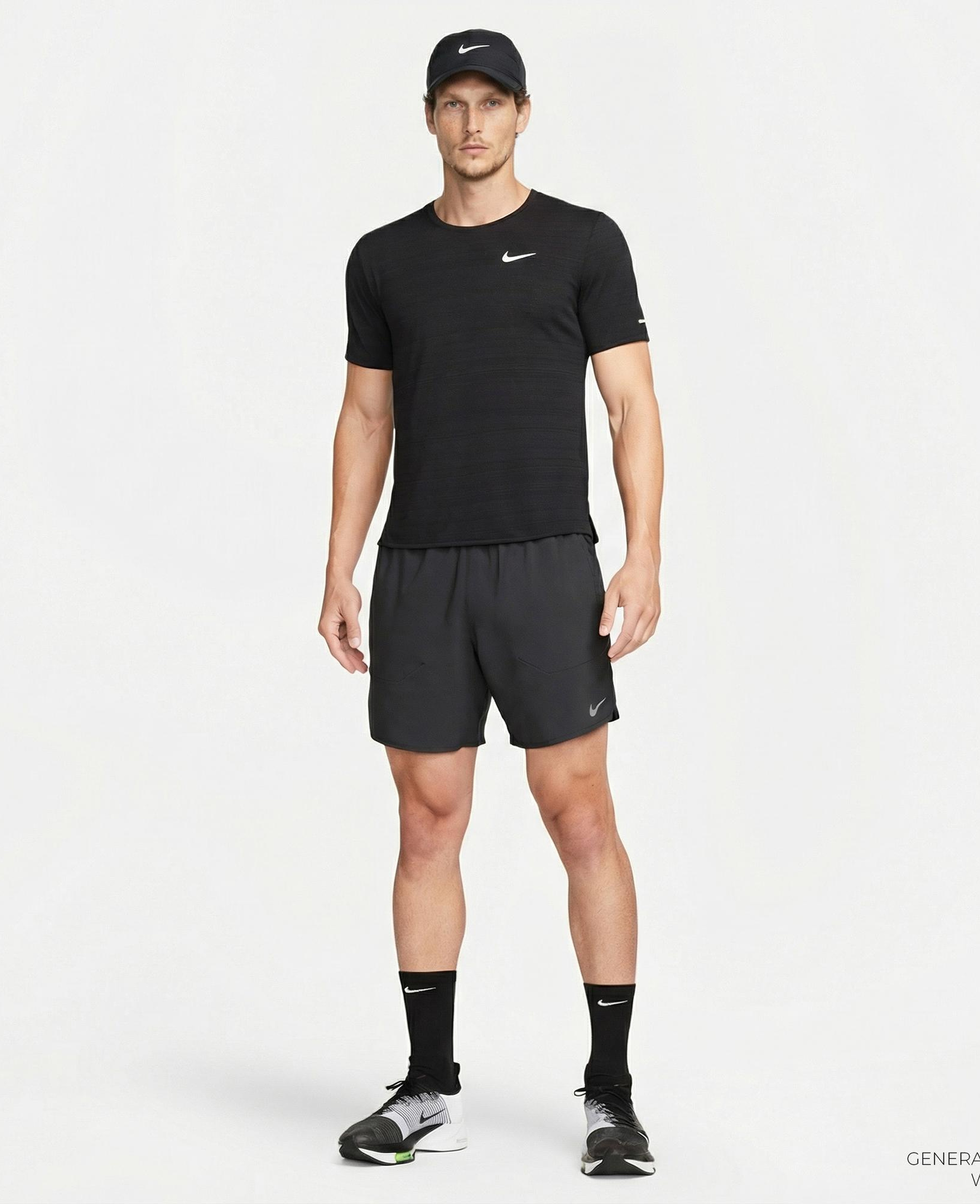 Nike Dri-Fit Stride 7 İnç Bf Erkek Siyah Şort