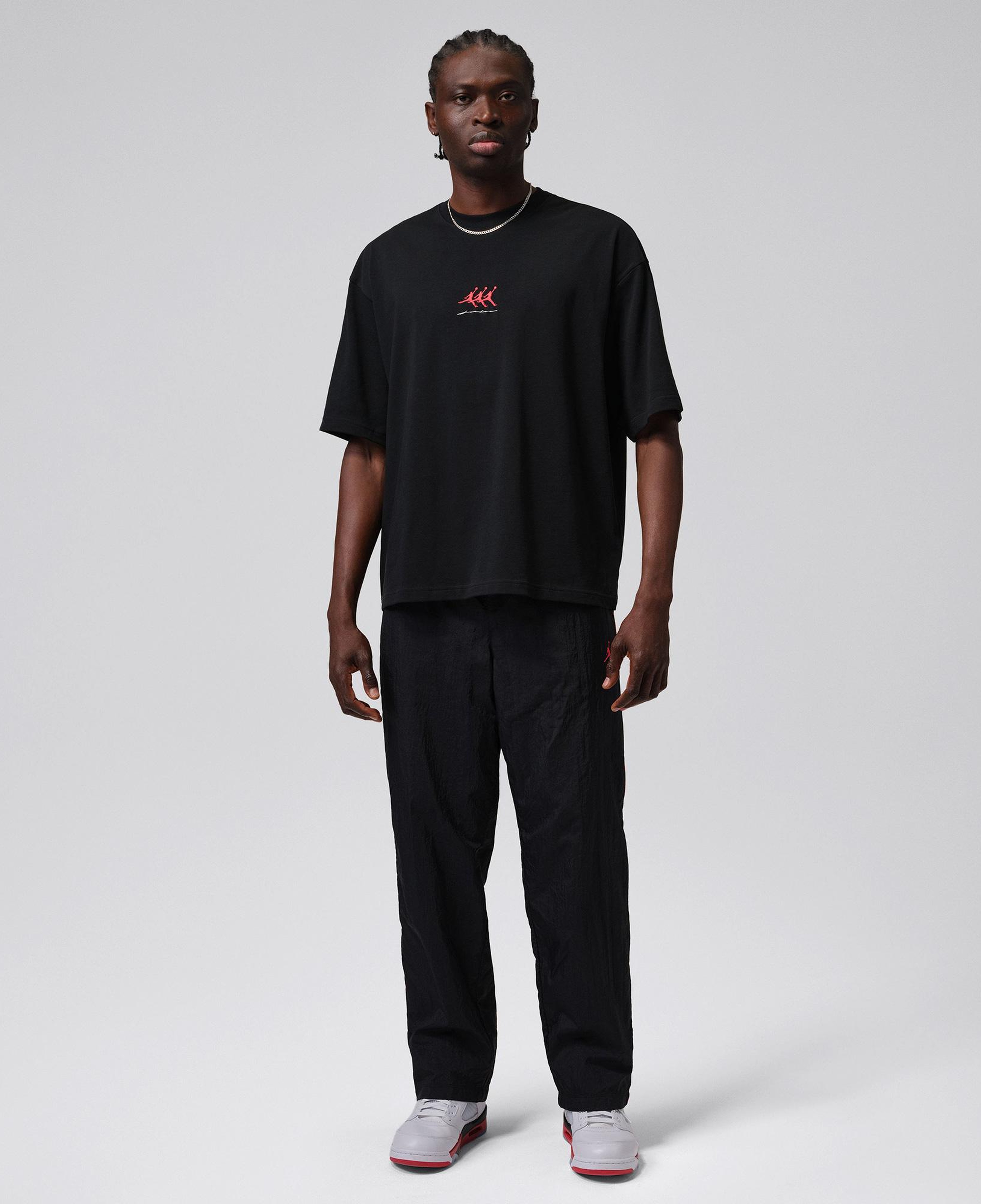 Jordan Flight Crew Erkek Siyah T-Shirt