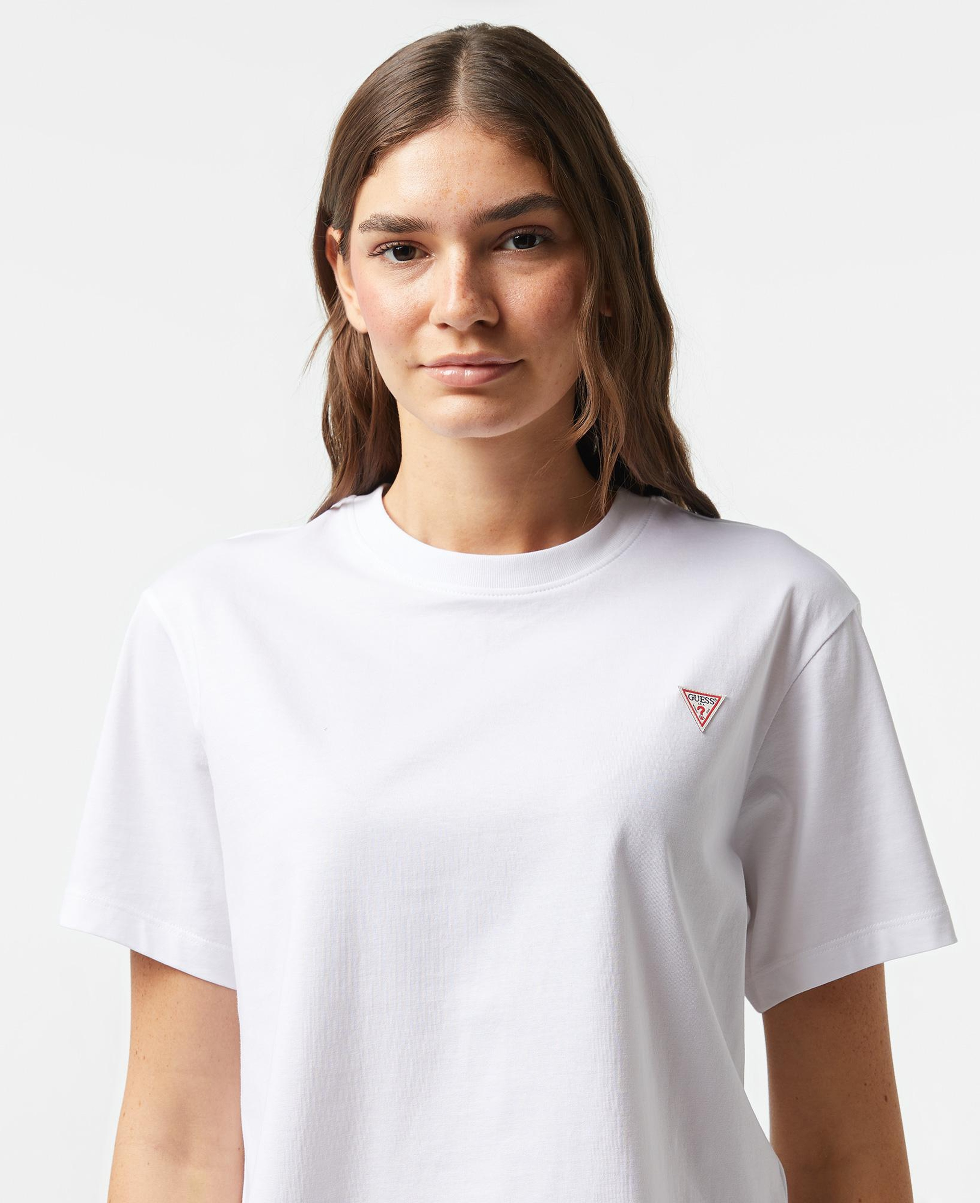 Guess Boxy Mini Kadın Beyaz T-Shirt