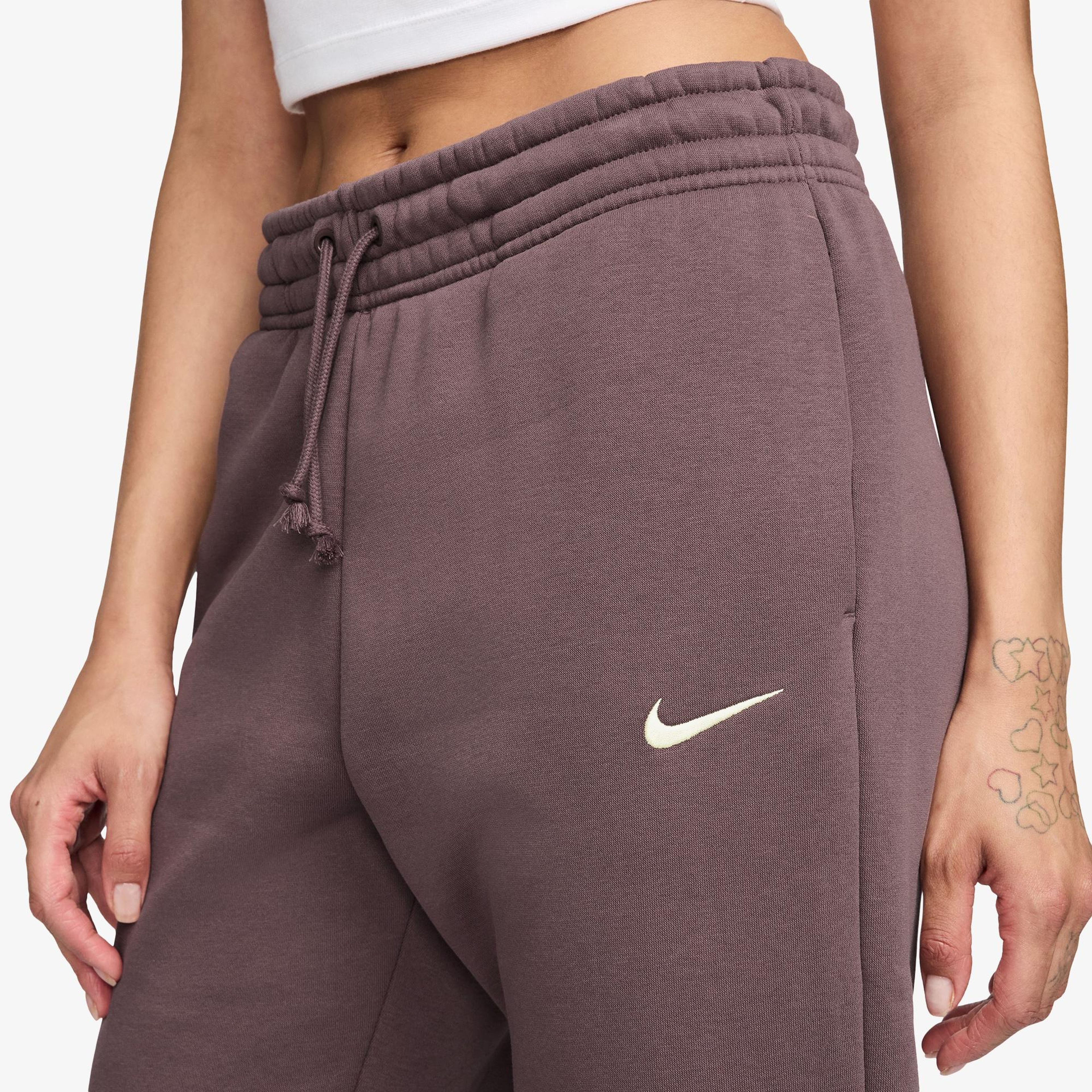 Nike Sportswear Phoenix Fleece Kadın Kahverengi Eşofman Altı