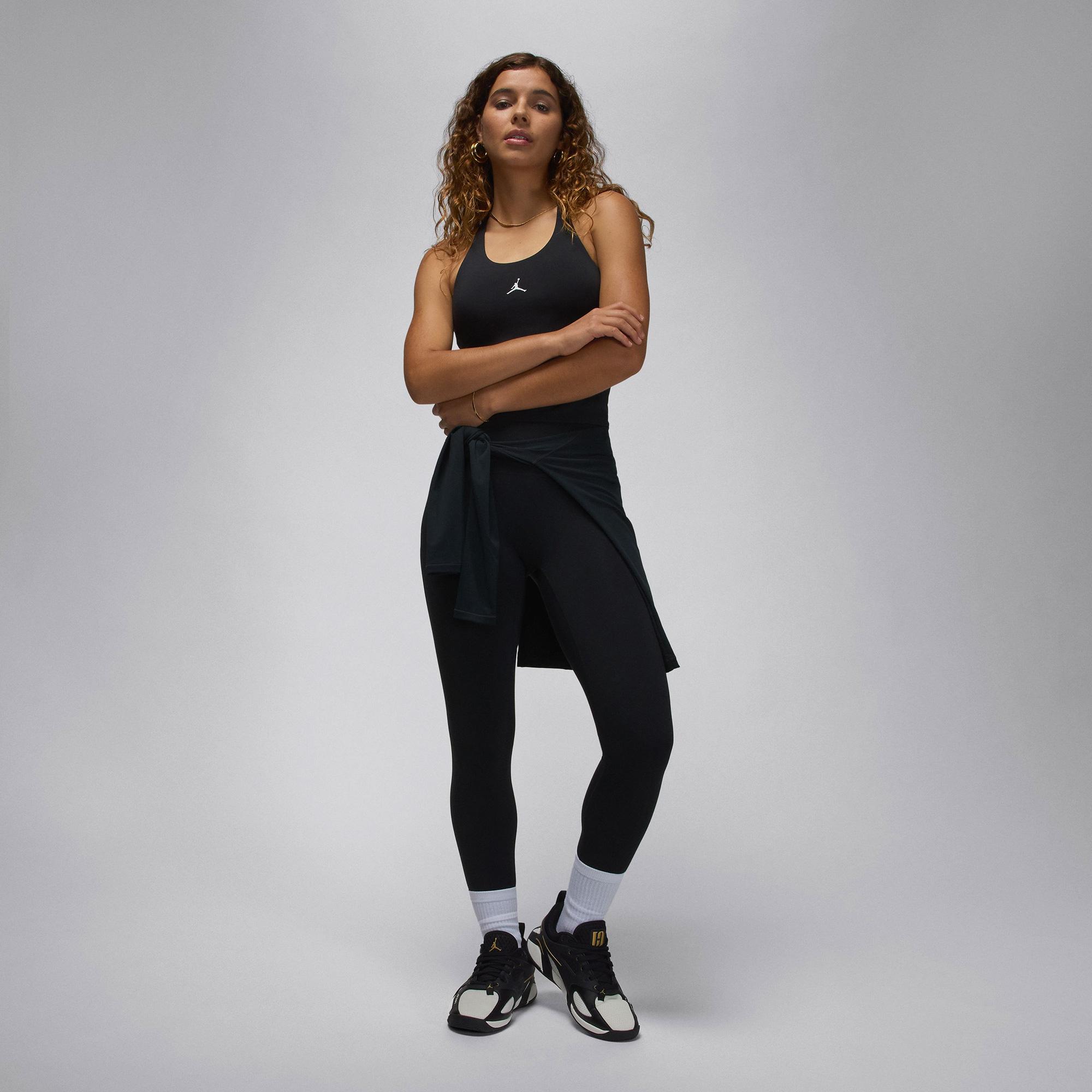 Jordan Sport Dri-Fit Practice Kadın Siyah Kolsuz T-Shirt