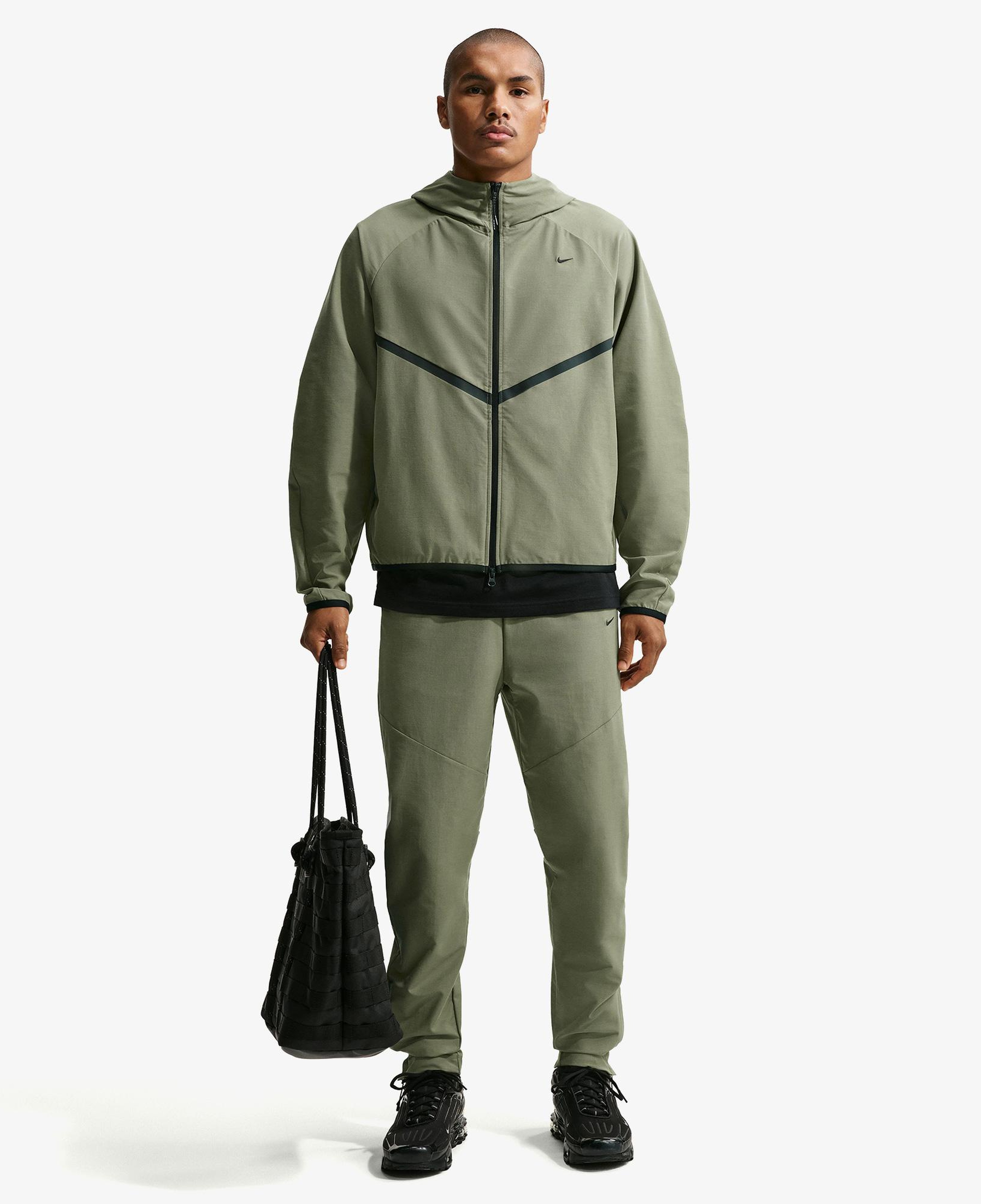 Nike Tech Shori Knit Erkek Yeşil Eşofman Altı