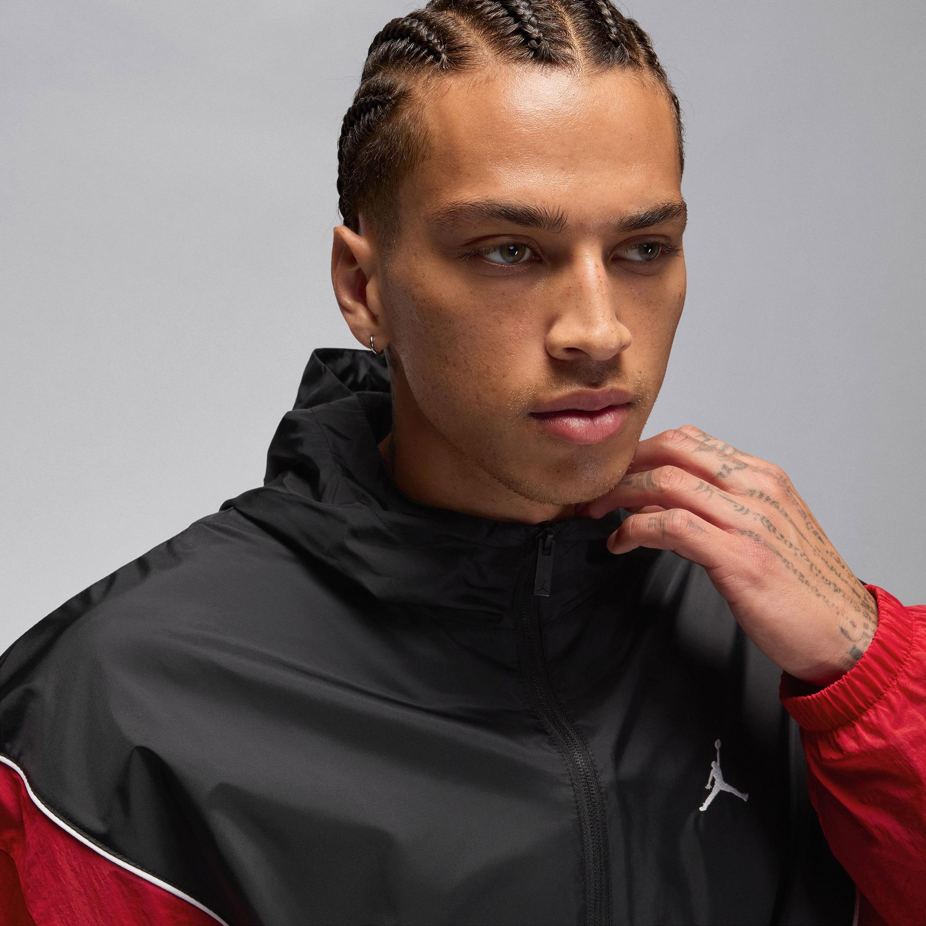 Jordan Brooklyn Draft Erkek Siyah Ceket