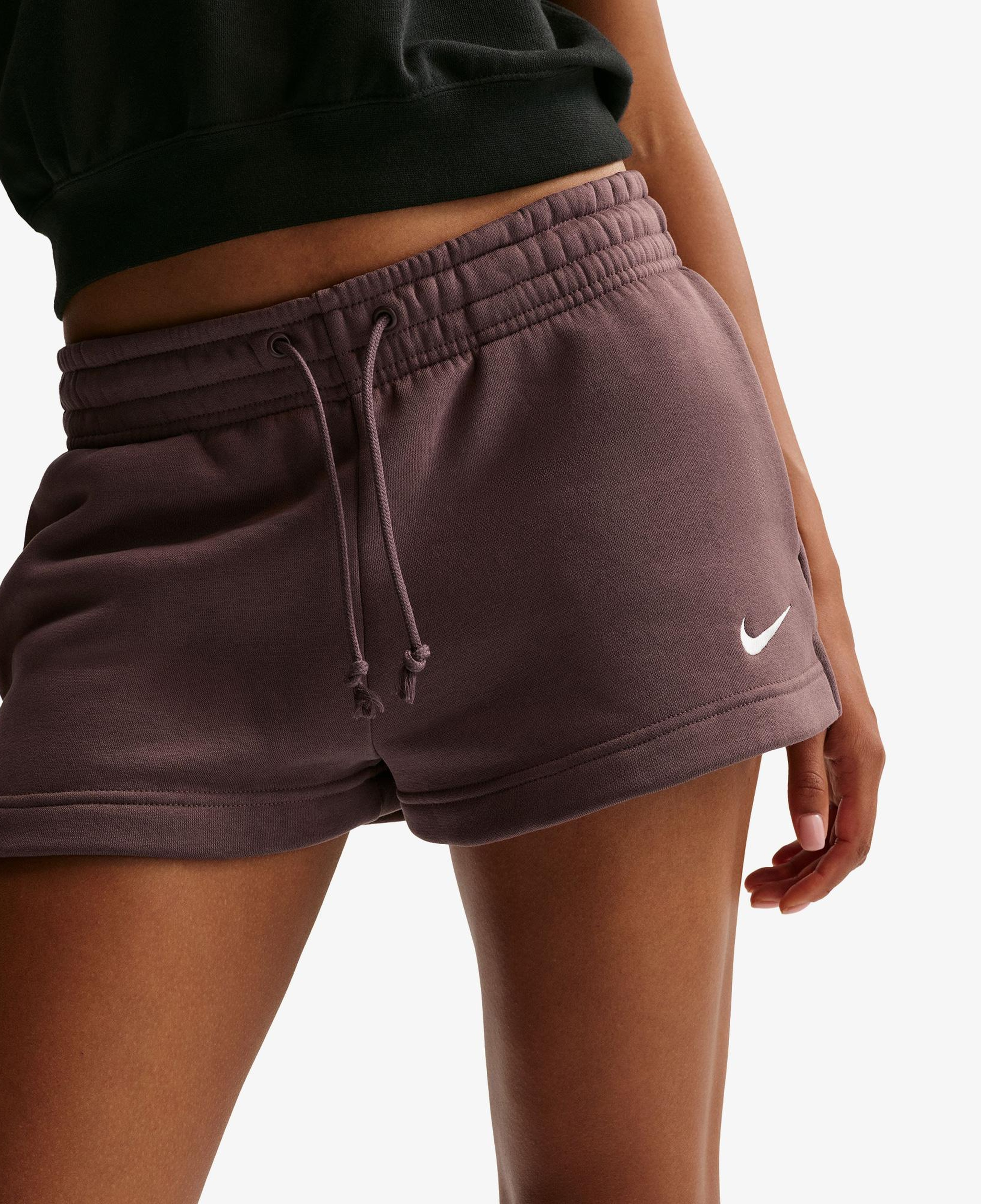 Nike Sportswear Phoenix Fleece 5 cm Kadın Kahverengi Şort