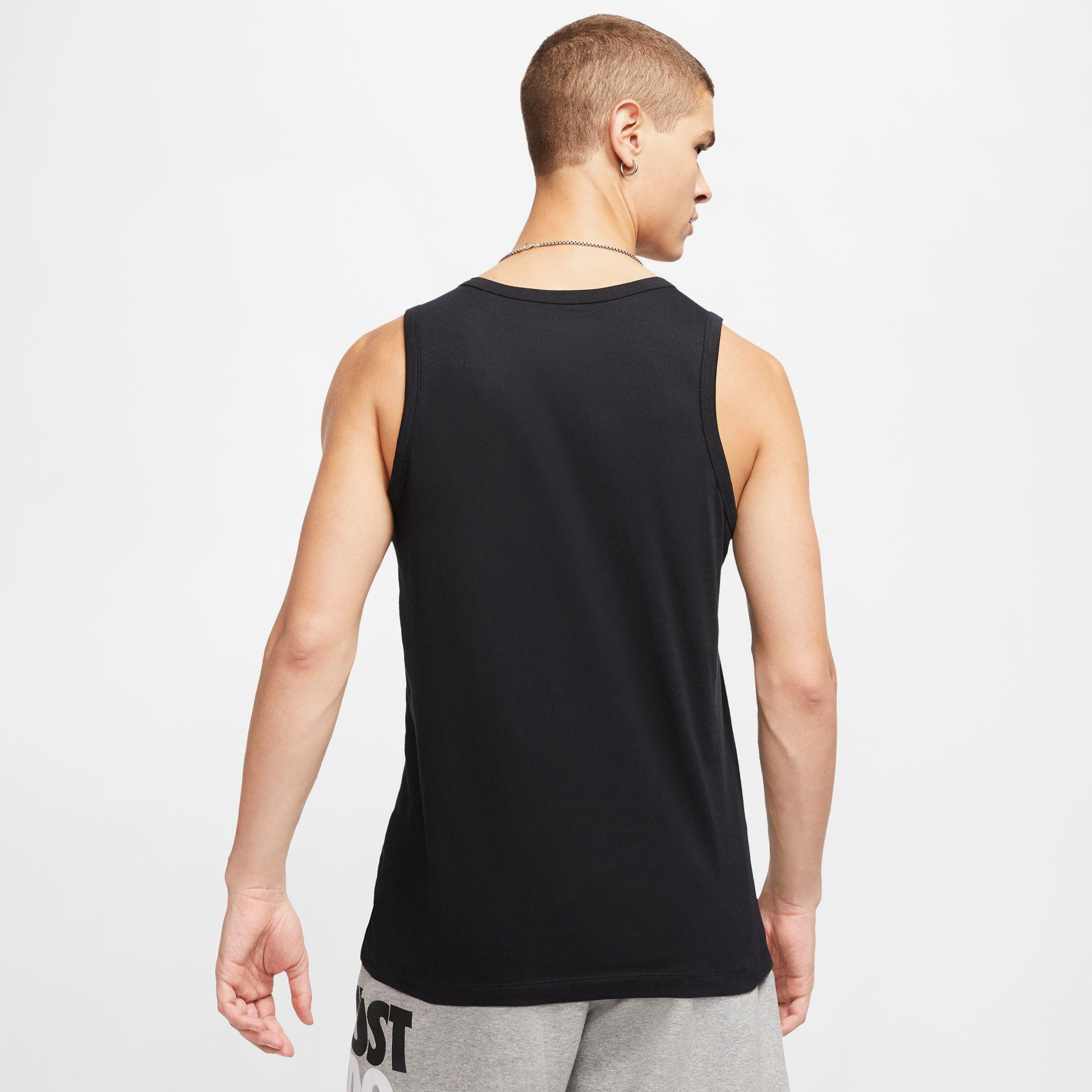 Nike Sportswear Club Erkek Siyah Kolsuz T-Shirt