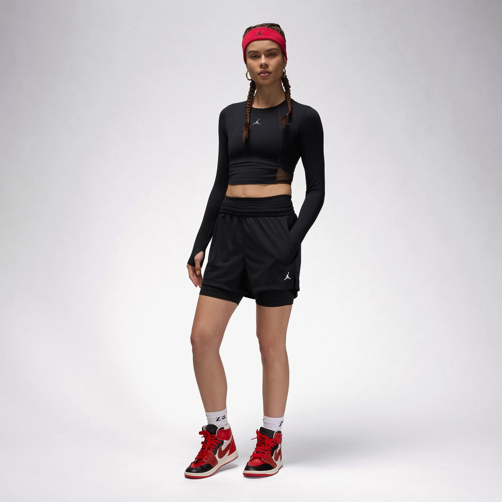 Jordan Sport Mesh Kadın Siyah Şort