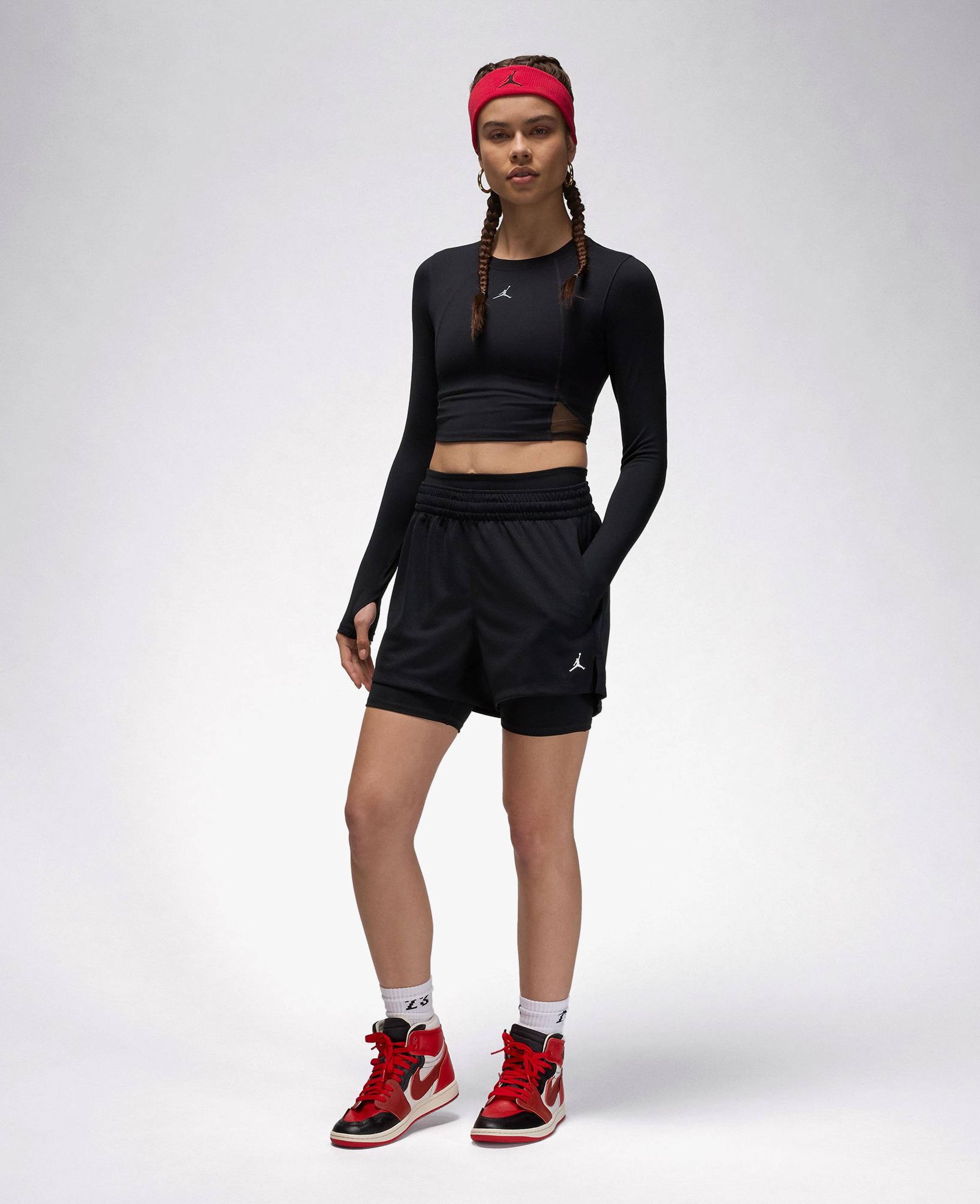 Jordan Sport Mesh Kadın Siyah Şort
